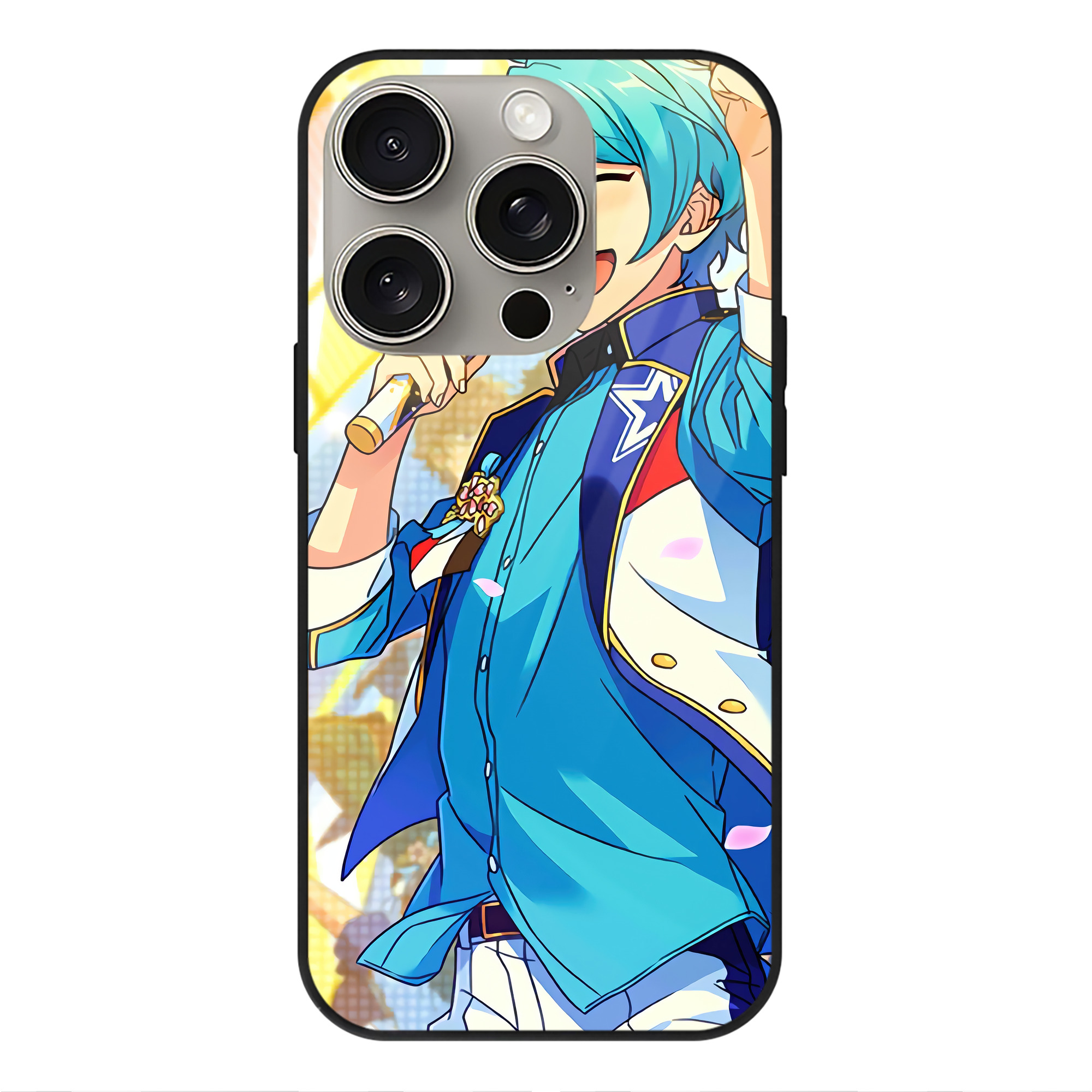 （画像用） あんさんぶるスターズ! Ensemble Stars 【iPhone15Pro対応】スマホケース 耐衝撃＆黄変防止 背面ガラス
