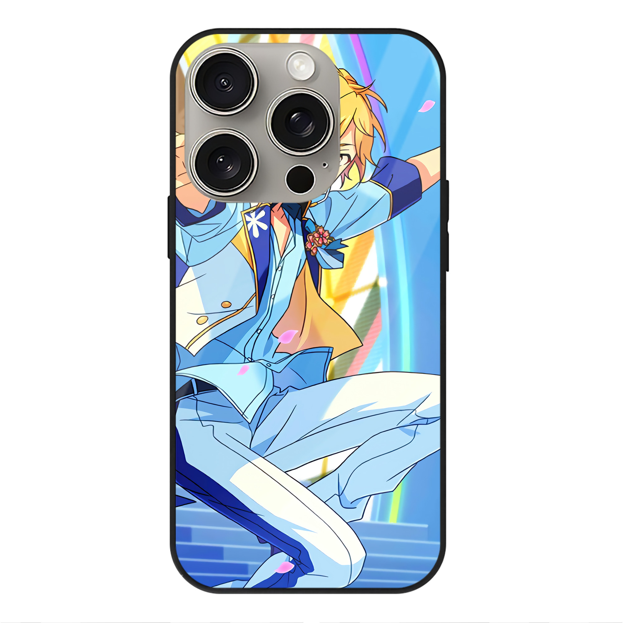 （画像用） あんさんぶるスターズ! Ensemble Stars 【iPhone15Pro対応】スマホケース 耐衝撃＆黄変防止 背面ガラス