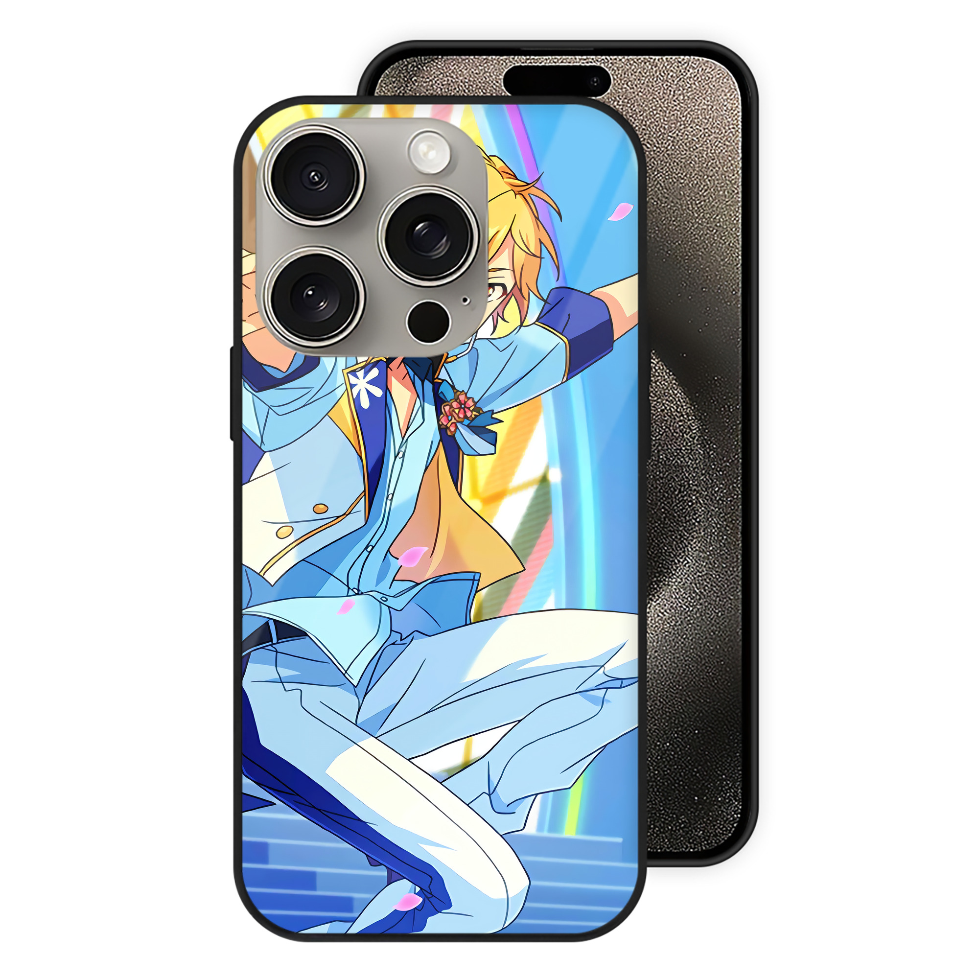 （画像用） あんさんぶるスターズ! Ensemble Stars 【iPhone15Pro対応】スマホケース 耐衝撃＆黄変防止 背面ガラス