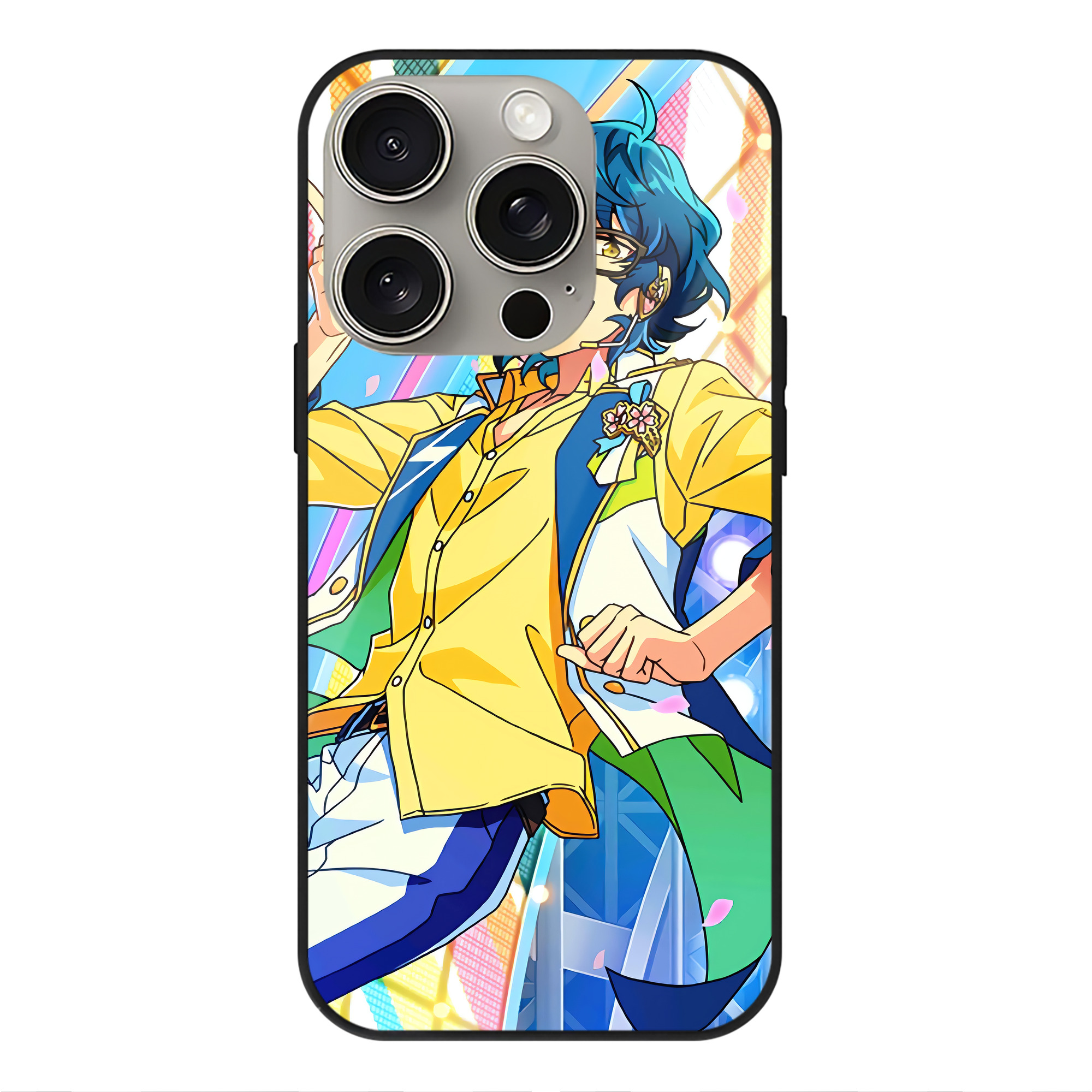 （画像用） あんさんぶるスターズ! Ensemble Stars 【iPhone15Pro対応】スマホケース 耐衝撃＆黄変防止 背面ガラス