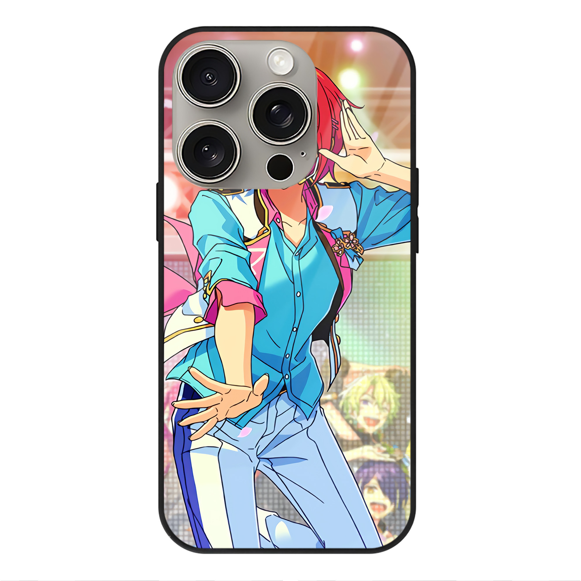 （画像用） あんさんぶるスターズ! Ensemble Stars 【iPhone15Pro対応】スマホケース 耐衝撃＆黄変防止 背面ガラス