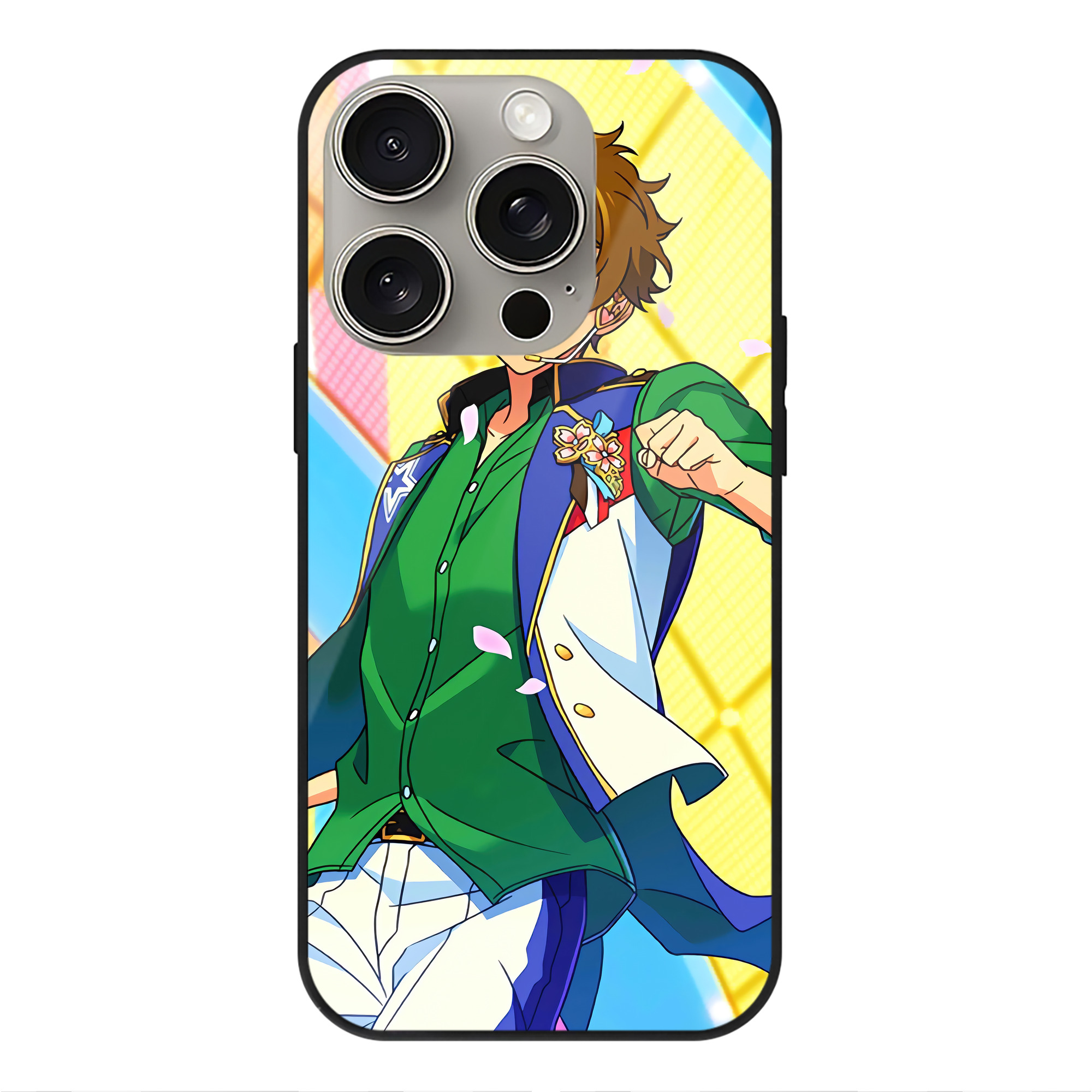 （画像用） あんさんぶるスターズ! Ensemble Stars 【iPhone15Pro対応】スマホケース 耐衝撃＆黄変防止 背面ガラス