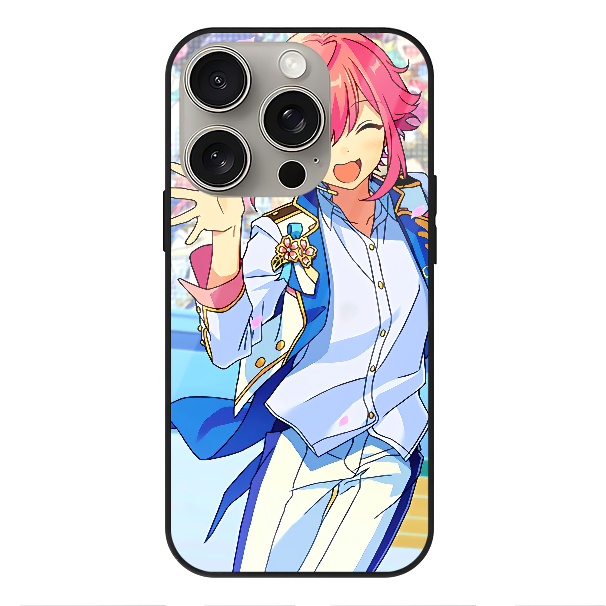 （画像用） あんさんぶるスターズ! Ensemble Stars 【iPhone15Pro対応】スマホケース 耐衝撃＆黄変防止 背面ガラス
