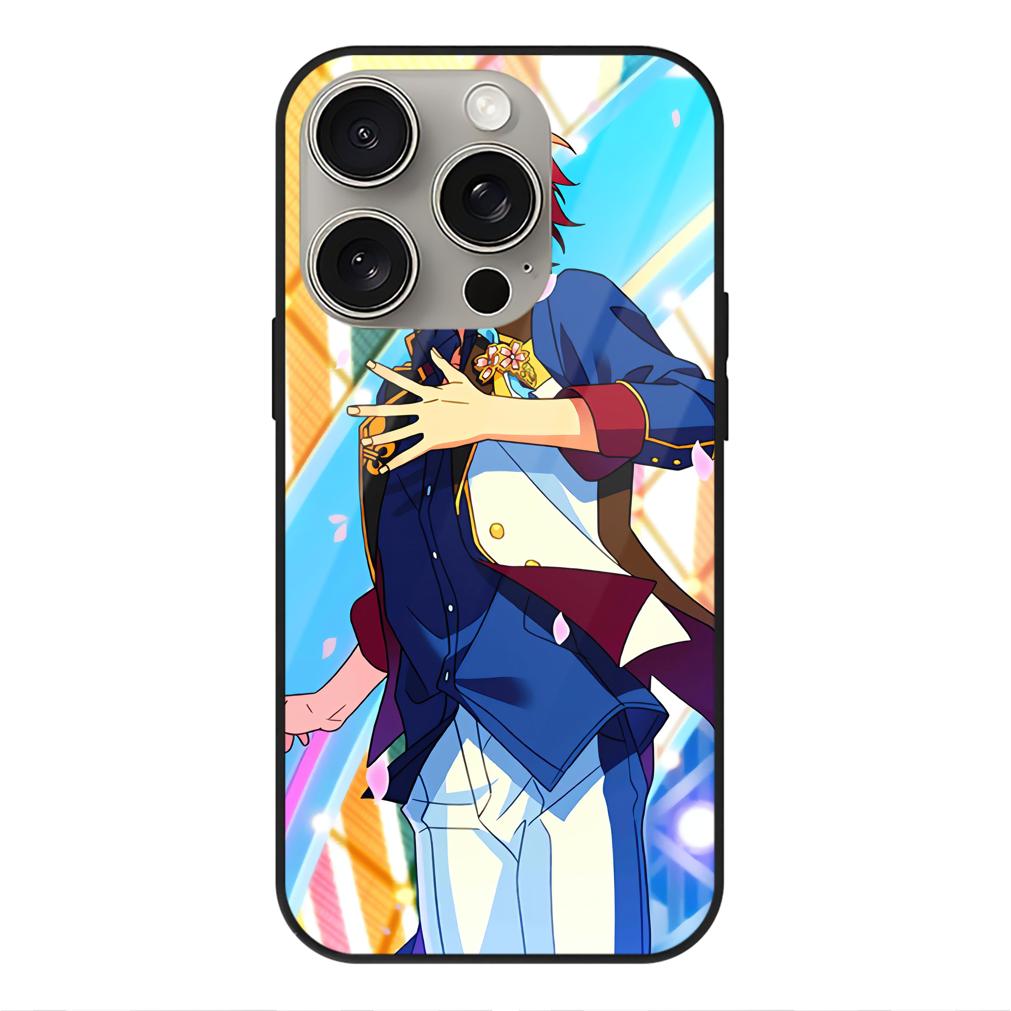 （画像用） あんさんぶるスターズ! Ensemble Stars 【iPhone15Pro対応】スマホケース 耐衝撃＆黄変防止 背面ガラス