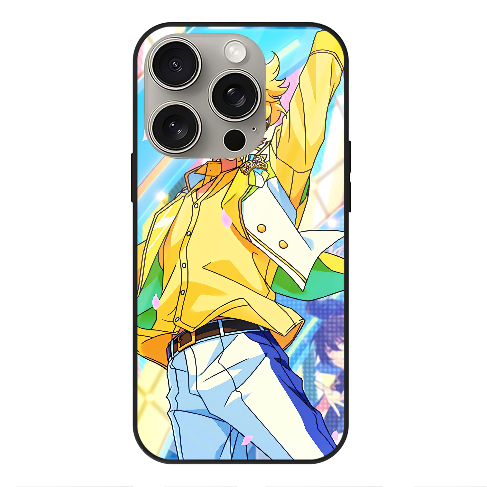 （画像用） あんさんぶるスターズ! Ensemble Stars 【iPhone15Pro対応】スマホケース 耐衝撃＆黄変防止 背面ガラス