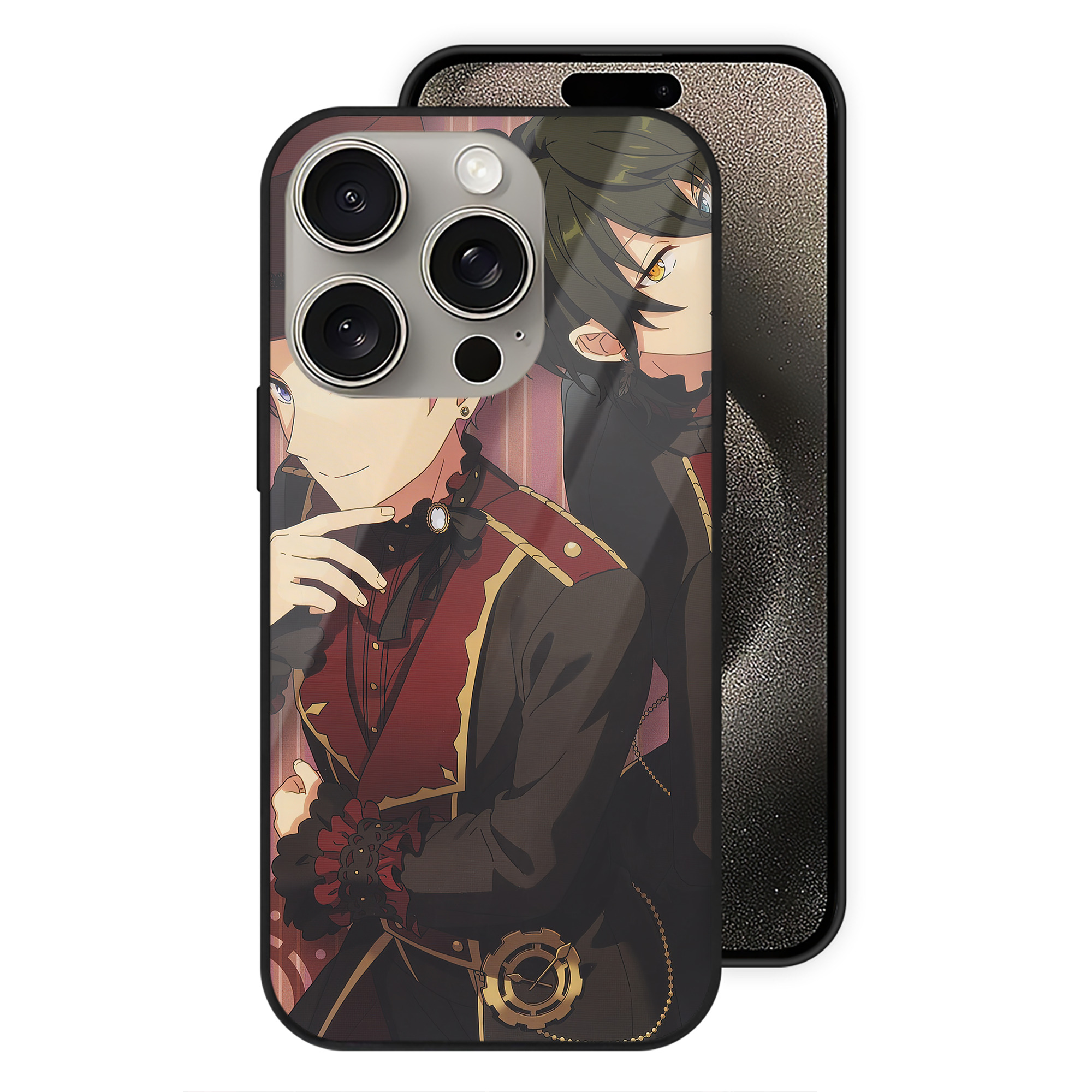 （画像用） あんさんぶるスターズ! Ensemble Stars 【iPhone15Pro対応】スマホケース 耐衝撃＆黄変防止 背面ガラス