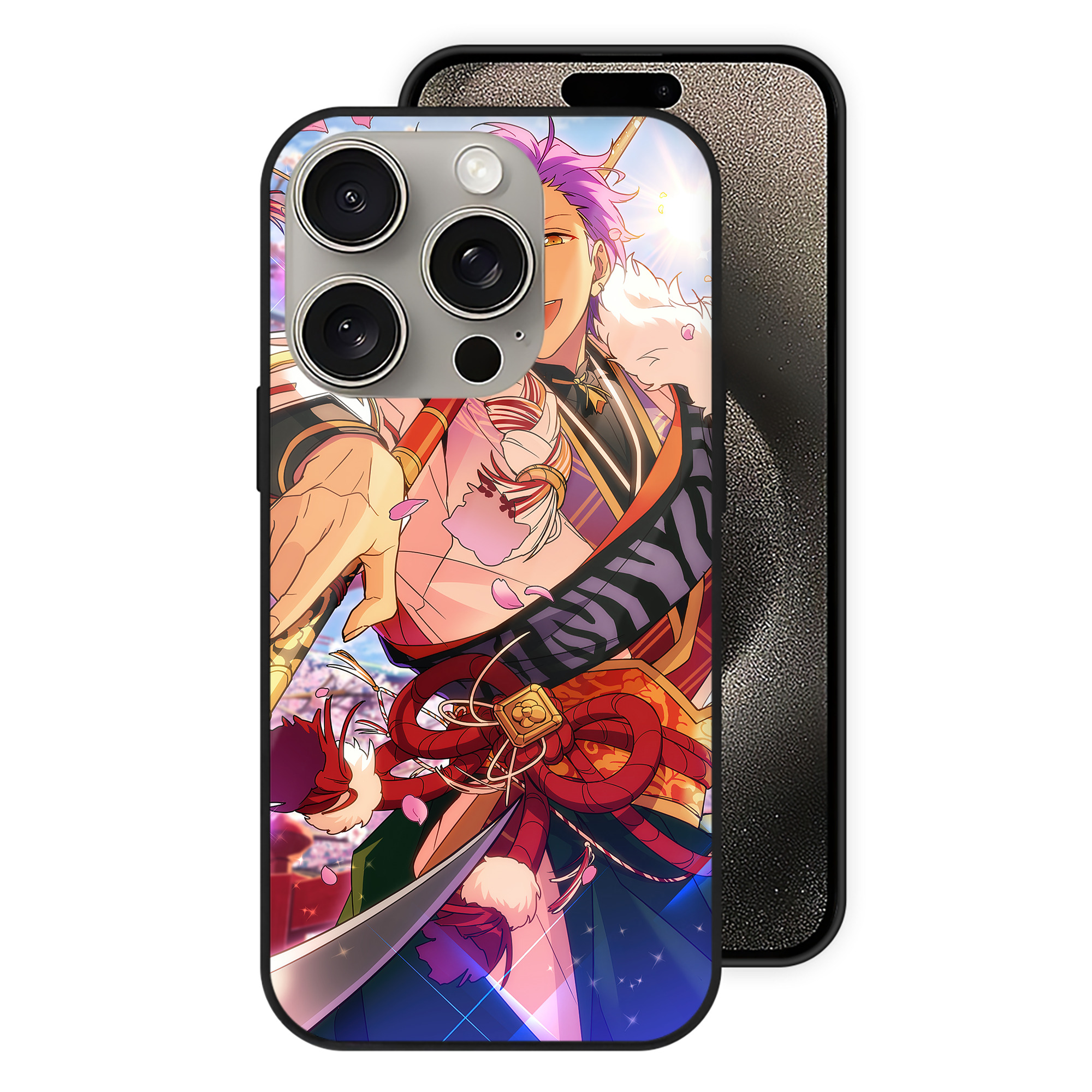（画像用） あんさんぶるスターズ! Ensemble Stars 【iPhone15Pro対応】スマホケース 耐衝撃＆黄変防止 背面ガラス