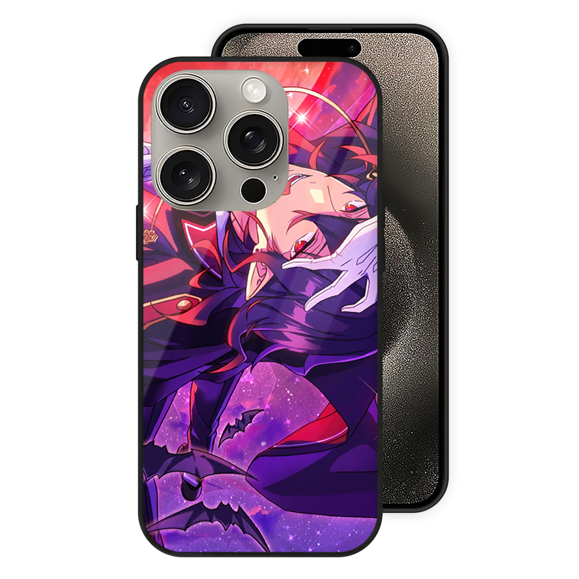 （画像用） あんさんぶるスターズ! Ensemble Stars 【iPhone15Pro対応】スマホケース 耐衝撃＆黄変防止 背面ガラス