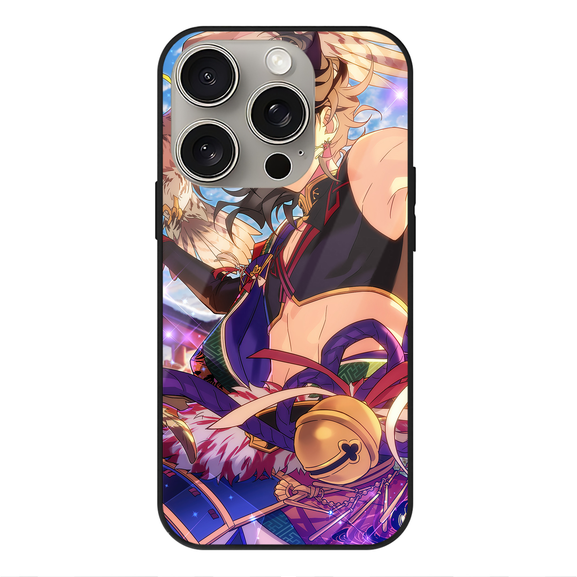 （画像用） あんさんぶるスターズ! Ensemble Stars 【iPhone15Pro対応】スマホケース 耐衝撃＆黄変防止 背面ガラス