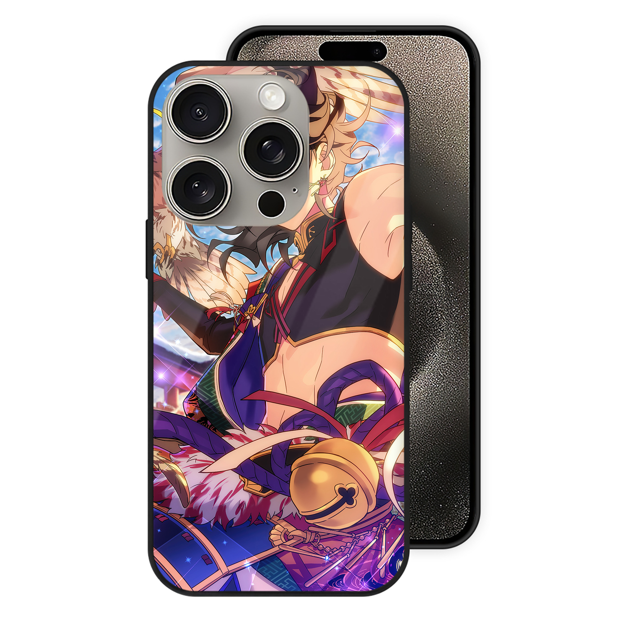 （画像用） あんさんぶるスターズ! Ensemble Stars 【iPhone15Pro対応】スマホケース 耐衝撃＆黄変防止 背面ガラス