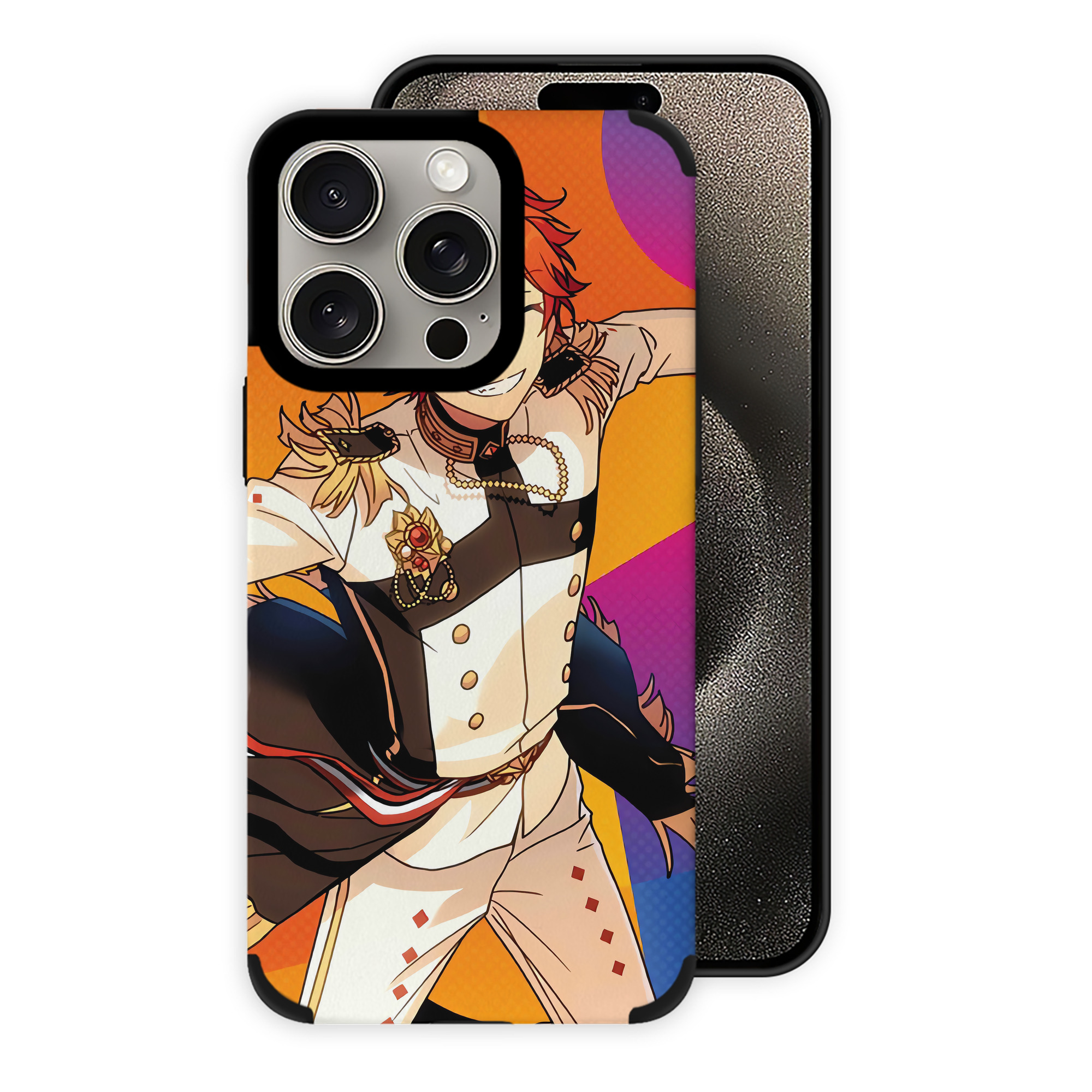 （画像用） あんさんぶるスターズ! Ensemble Stars 【iPhone15ProMax対応】 PUレザー スマホケース 耐衝撃＆黄変防止