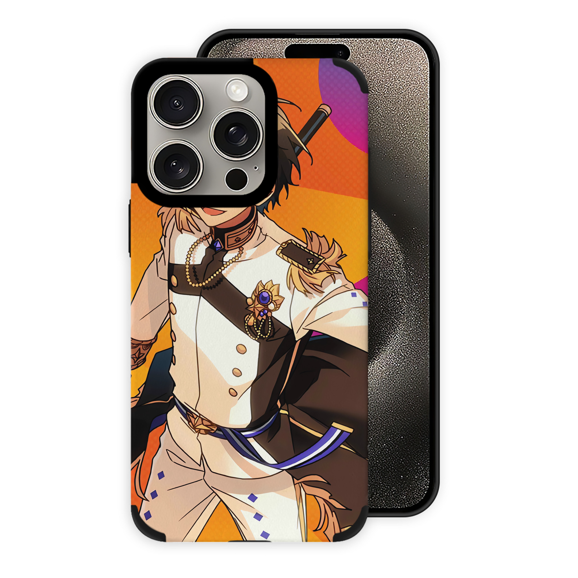 （画像用） あんさんぶるスターズ! Ensemble Stars 【iPhone15ProMax対応】 PUレザー スマホケース 耐衝撃＆黄変防止