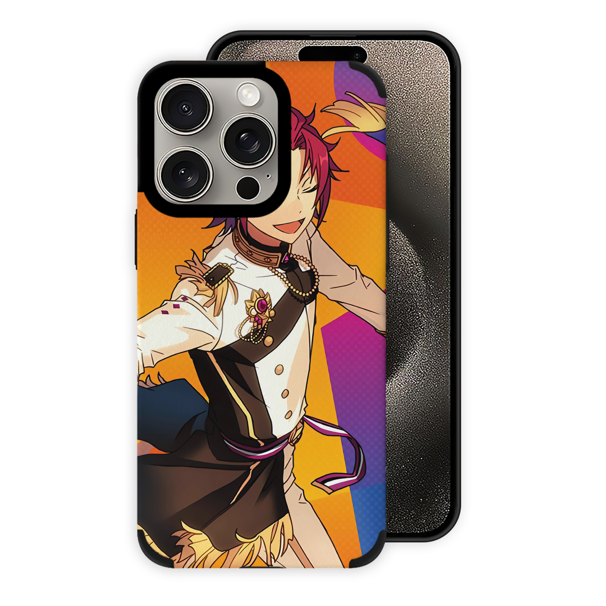 （画像用） あんさんぶるスターズ! Ensemble Stars 【iPhone15ProMax対応】 PUレザー スマホケース 耐衝撃＆黄変防止