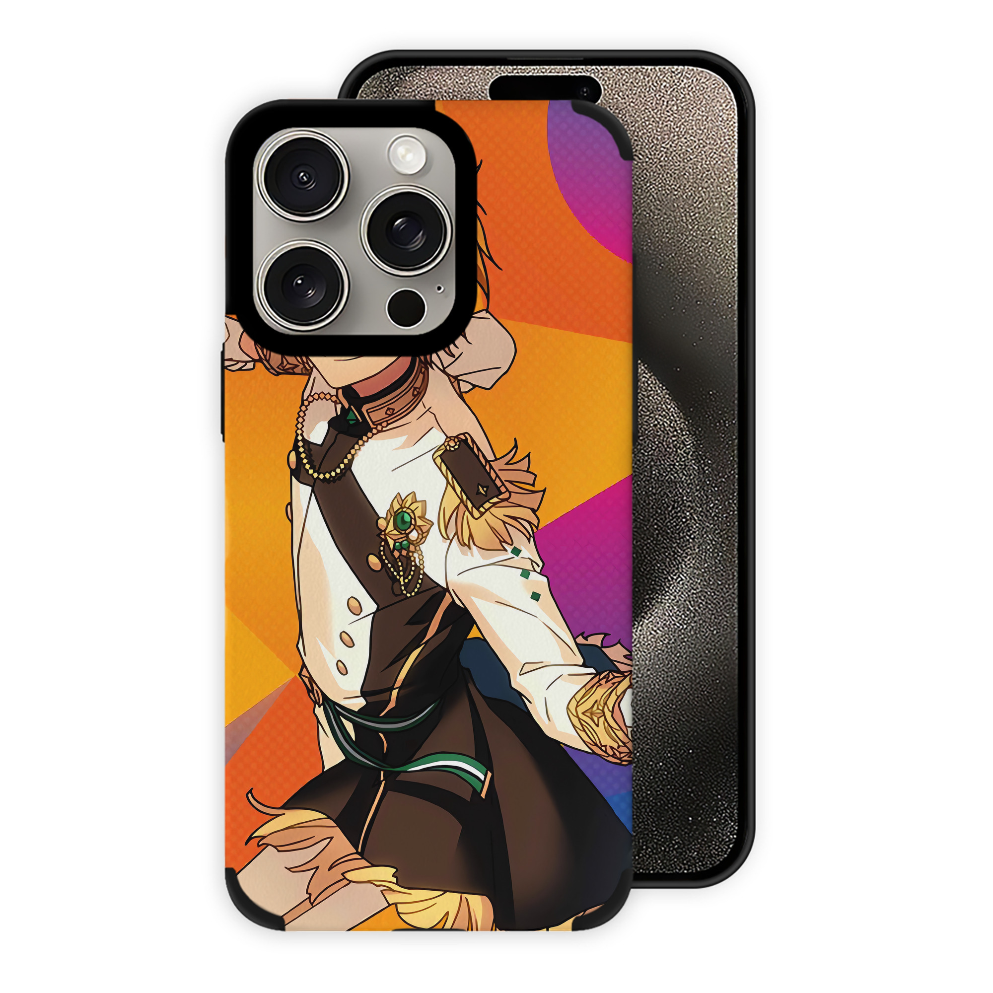 （画像用） あんさんぶるスターズ! Ensemble Stars 【iPhone15ProMax対応】 PUレザー スマホケース 耐衝撃＆黄変防止