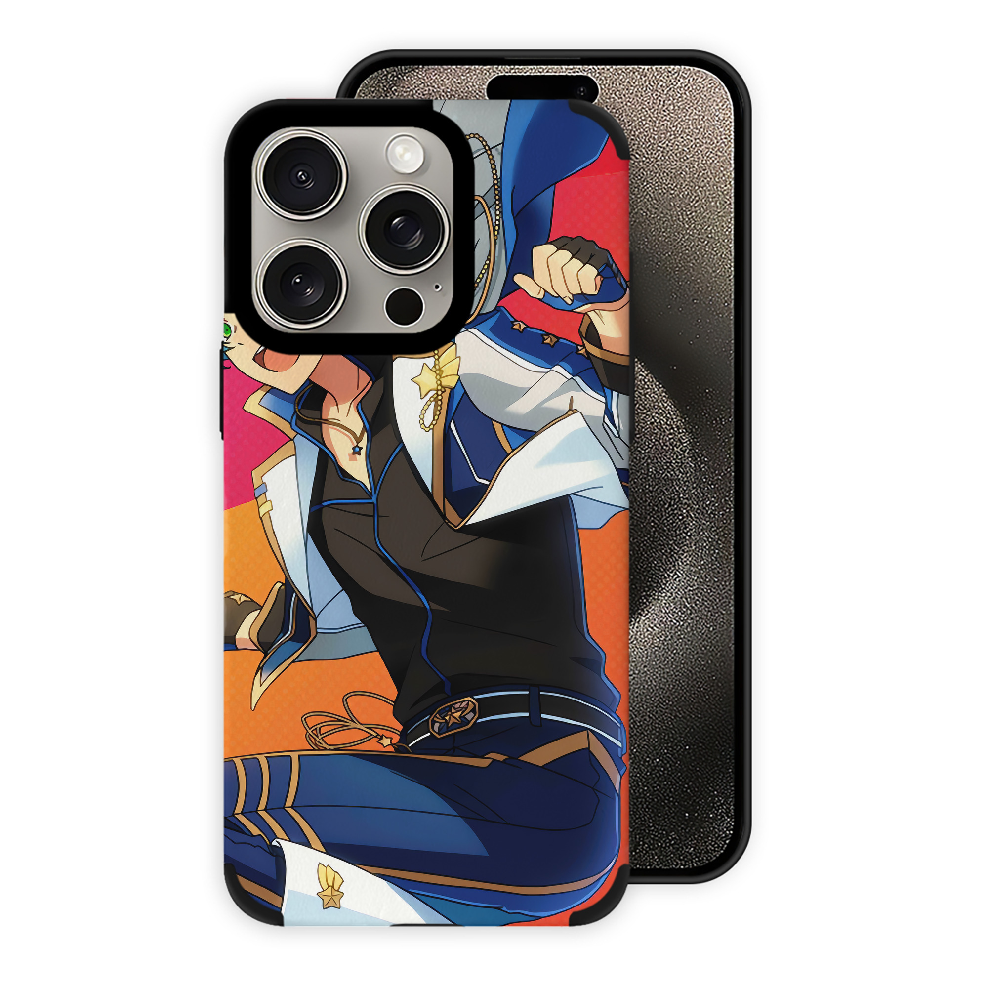 （画像用） あんさんぶるスターズ! Ensemble Stars 【iPhone15ProMax対応】 PUレザー スマホケース 耐衝撃＆黄変防止