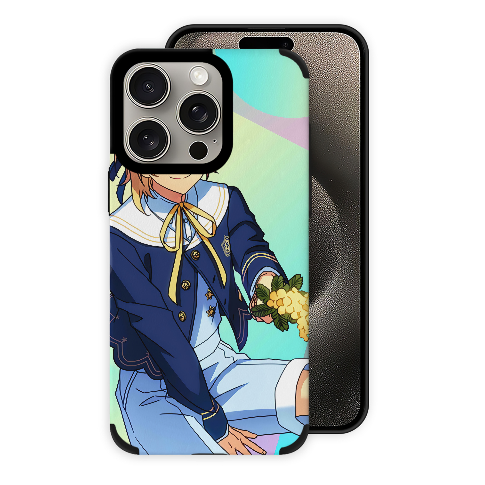 （画像用） あんさんぶるスターズ! Ensemble Stars 【iPhone15ProMax対応】 PUレザー スマホケース 耐衝撃＆黄変防止