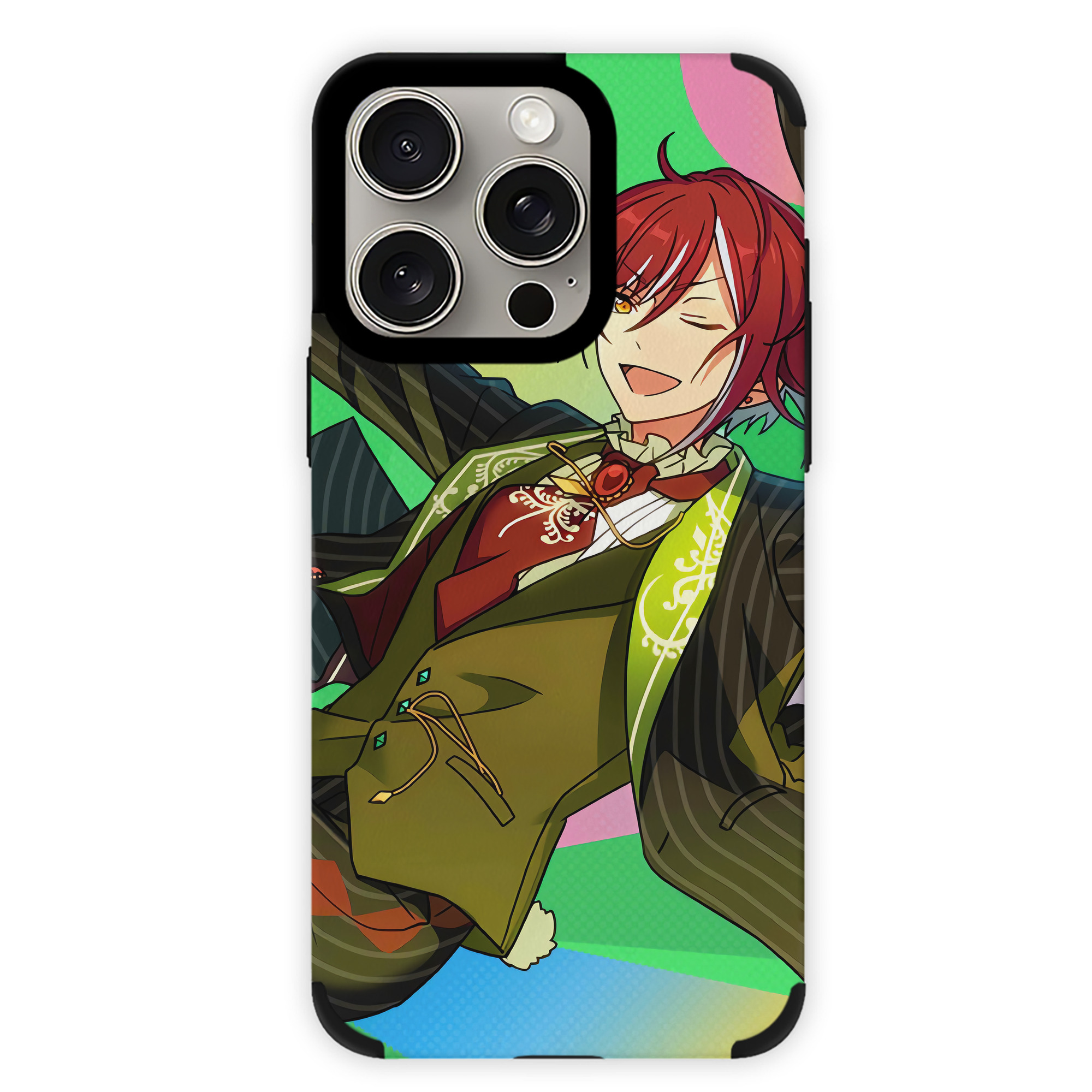 （画像用） あんさんぶるスターズ! Ensemble Stars 【iPhone15ProMax対応】 PUレザー スマホケース 耐衝撃＆黄変防止
