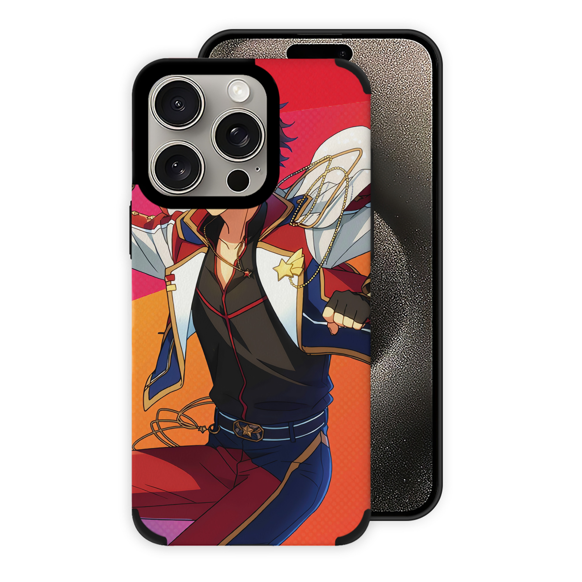 （画像用） あんさんぶるスターズ! Ensemble Stars 【iPhone15ProMax対応】 PUレザー スマホケース 耐衝撃＆黄変防止