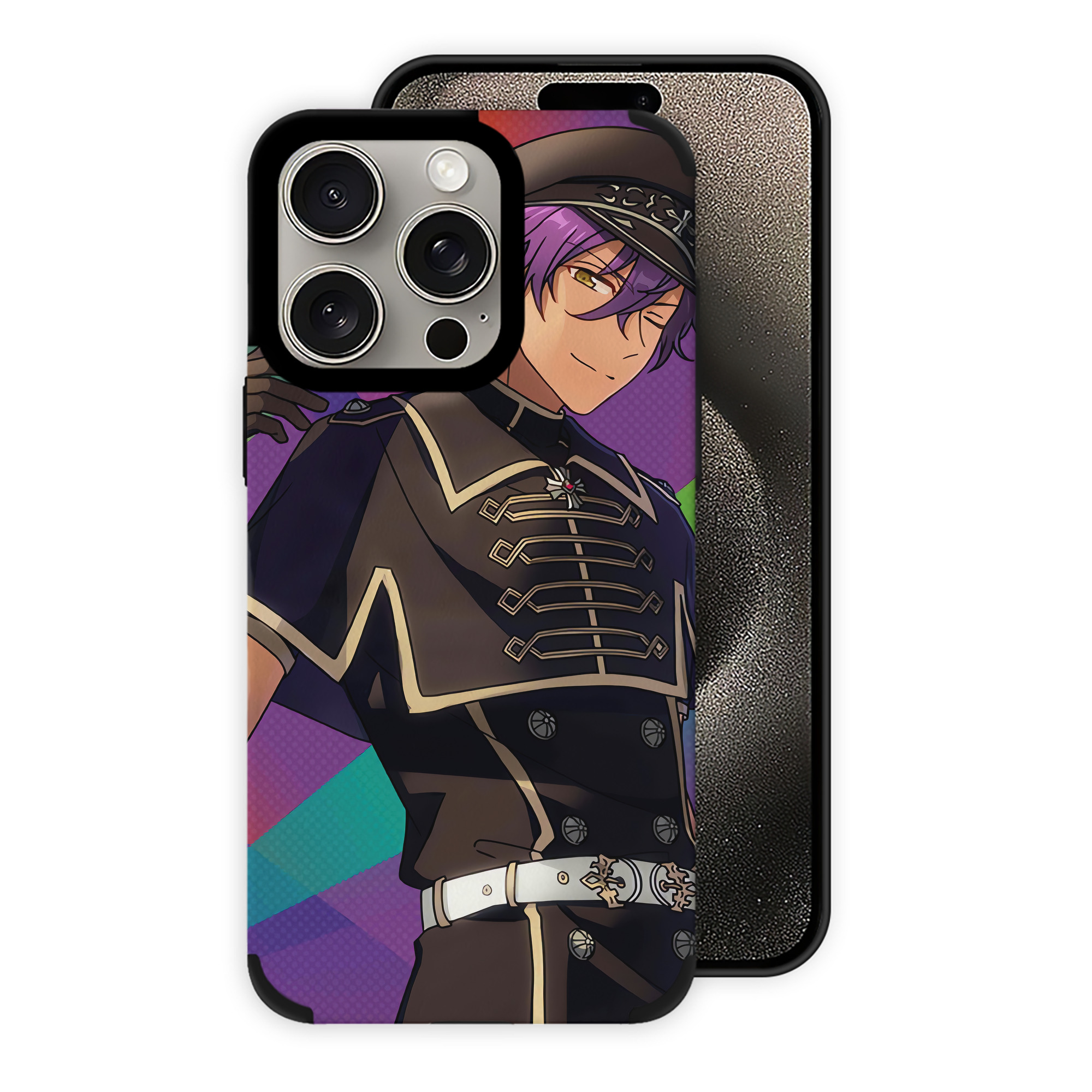 （画像用） あんさんぶるスターズ! Ensemble Stars 【iPhone15ProMax対応】 PUレザー スマホケース 耐衝撃＆黄変防止