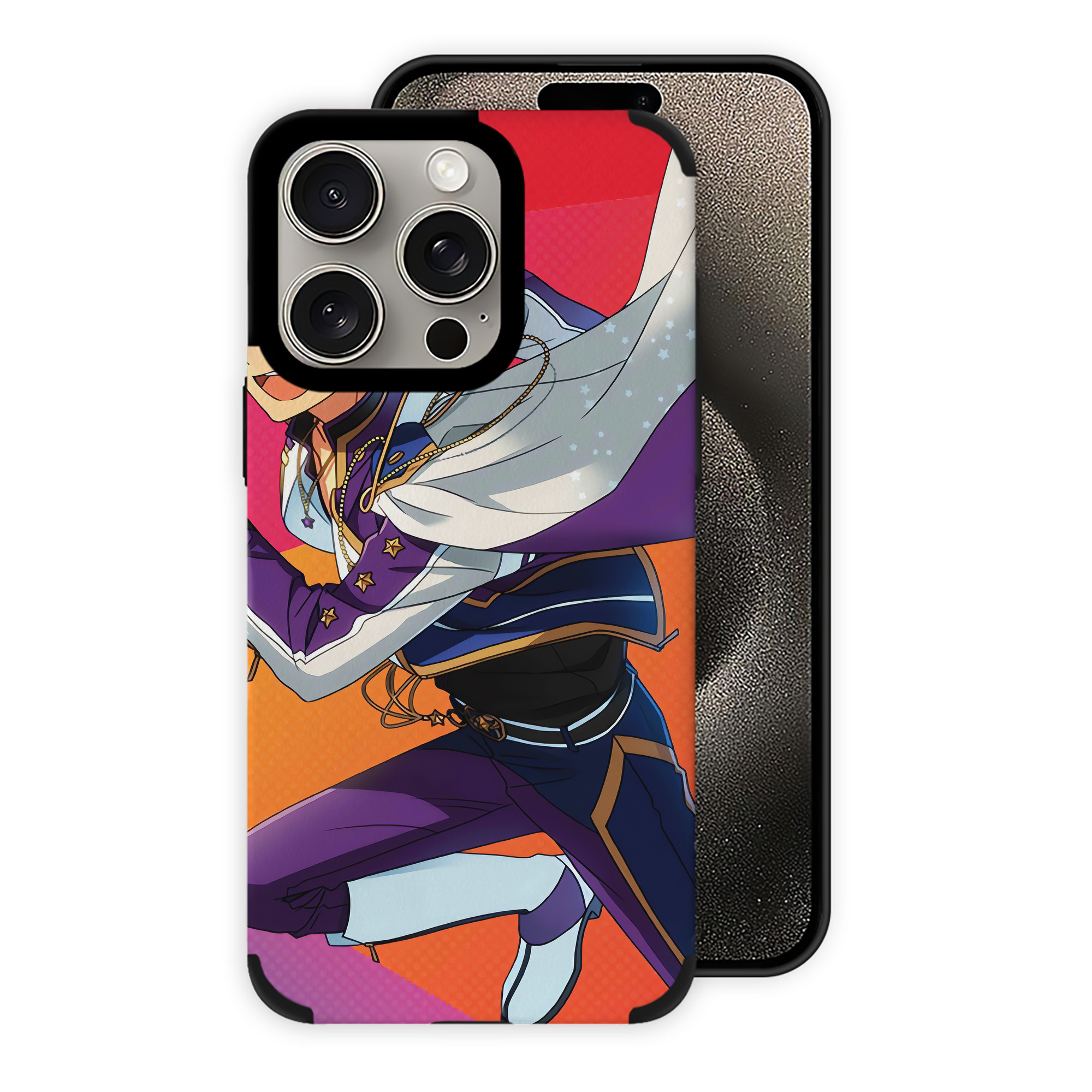 （画像用） あんさんぶるスターズ! Ensemble Stars 【iPhone15ProMax対応】 PUレザー スマホケース 耐衝撃＆黄変防止