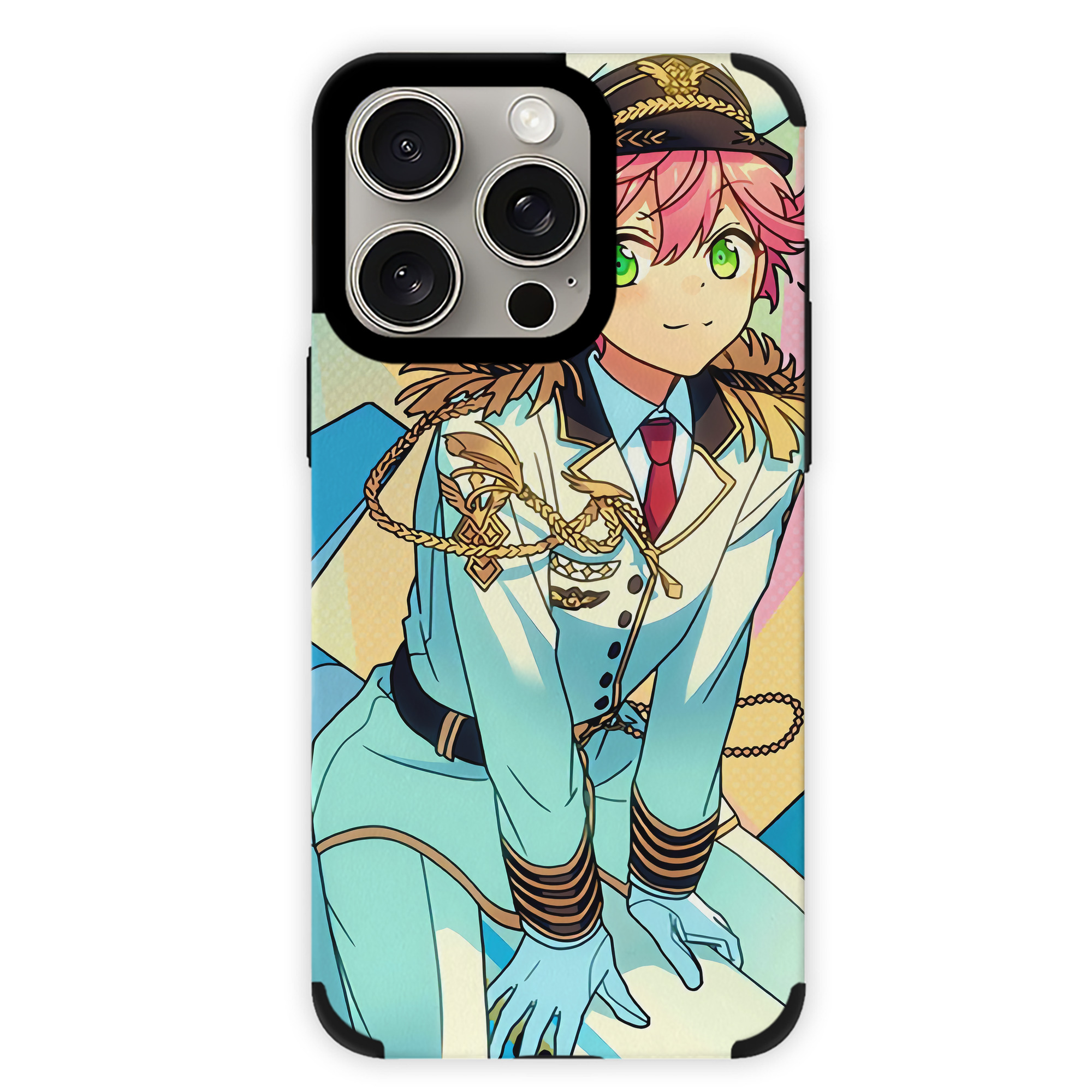 （画像用） あんさんぶるスターズ! Ensemble Stars 【iPhone15ProMax対応】 PUレザー スマホケース 耐衝撃＆黄変防止