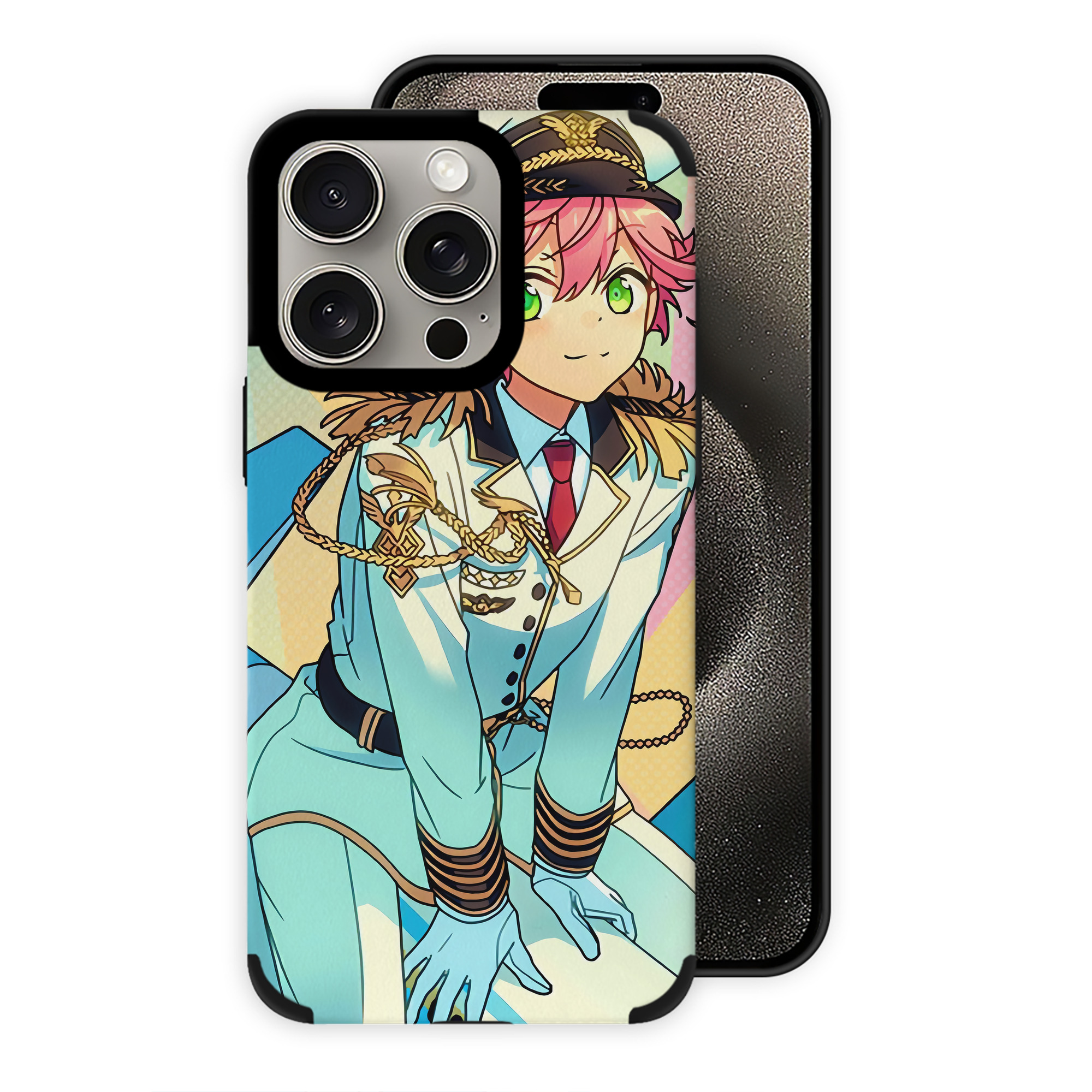 （画像用） あんさんぶるスターズ! Ensemble Stars 【iPhone15ProMax対応】 PUレザー スマホケース 耐衝撃＆黄変防止