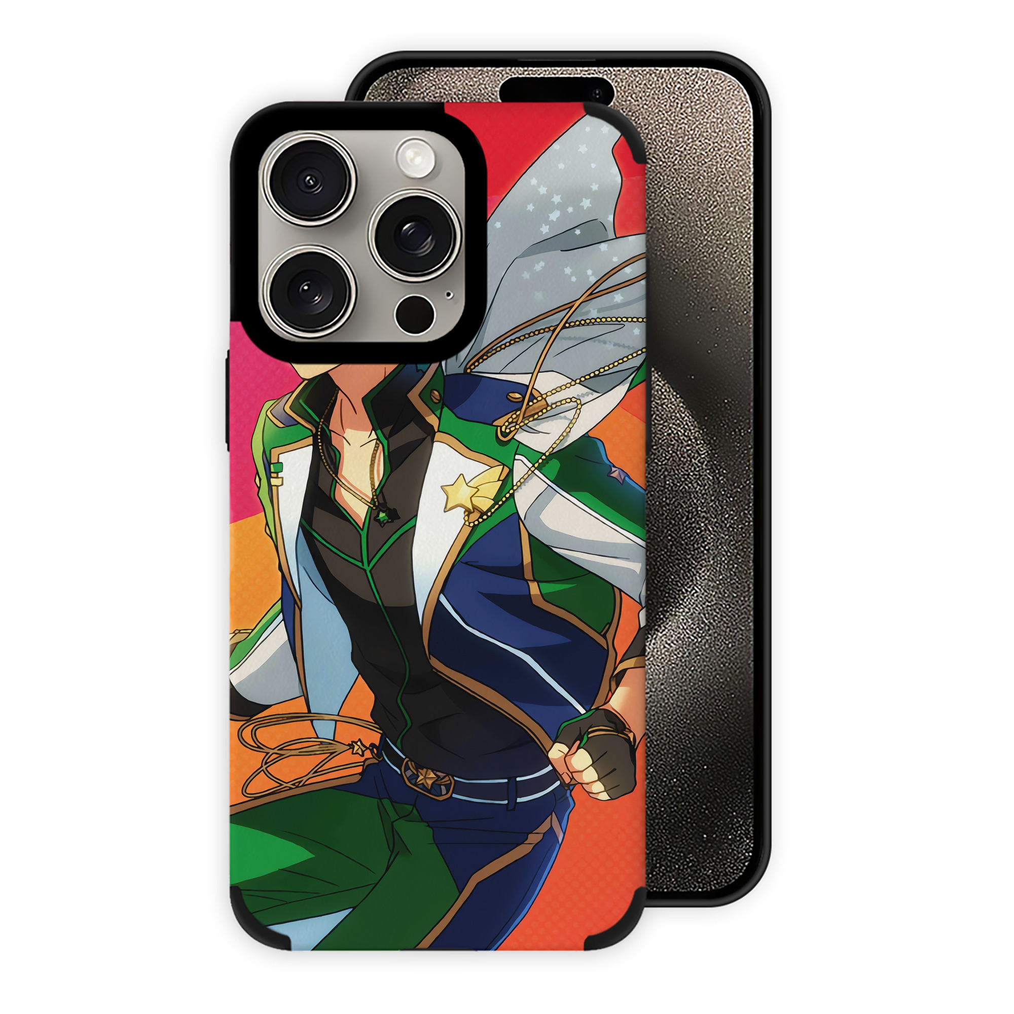 （画像用） あんさんぶるスターズ! Ensemble Stars 【iPhone15ProMax対応】 PUレザー スマホケース 耐衝撃＆黄変防止