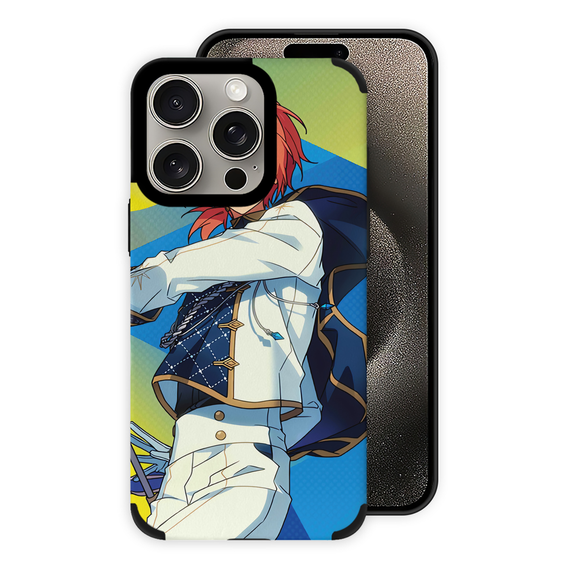 （画像用） あんさんぶるスターズ! Ensemble Stars 【iPhone15ProMax対応】 PUレザー スマホケース 耐衝撃＆黄変防止