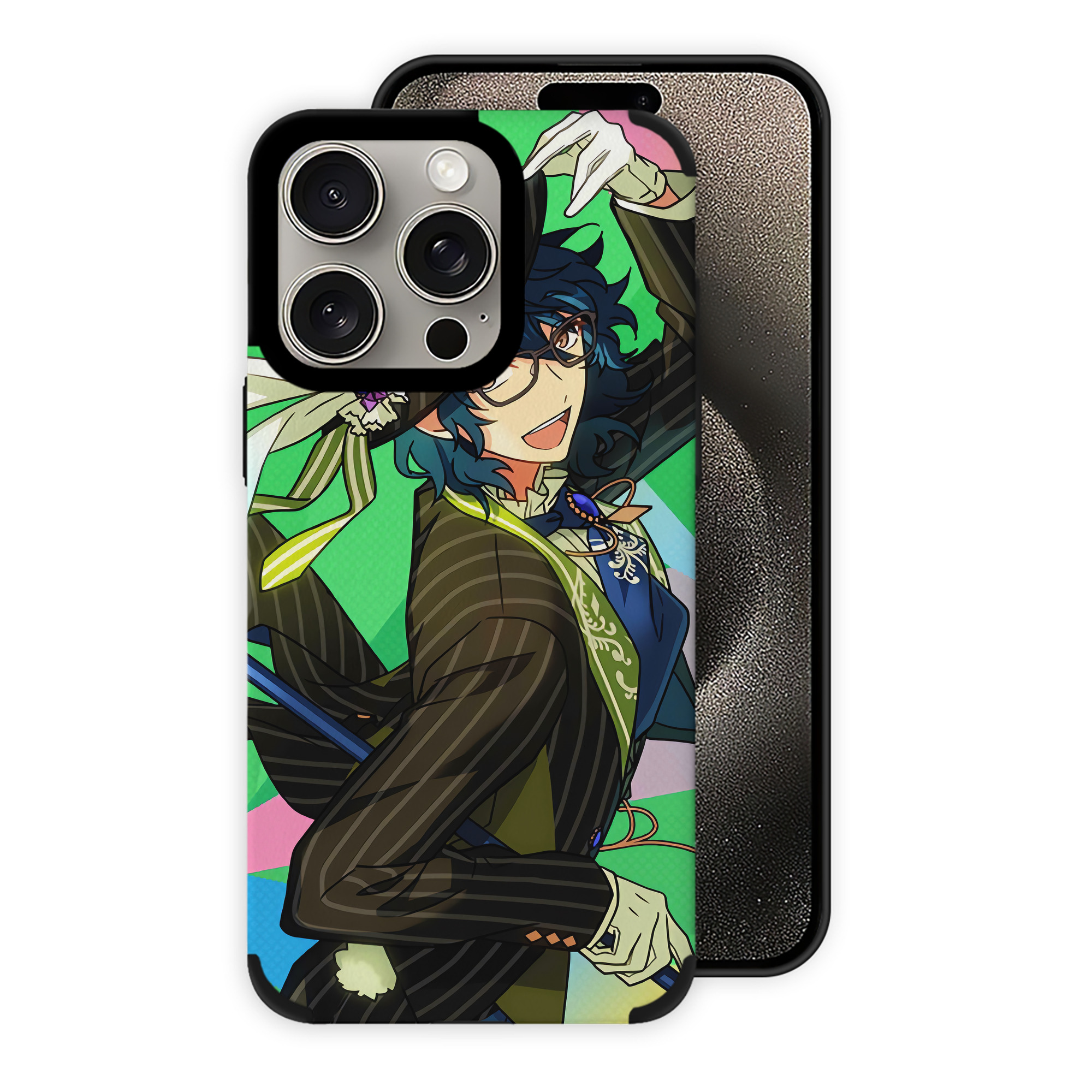 （画像用） あんさんぶるスターズ! Ensemble Stars 【iPhone15ProMax対応】 PUレザー スマホケース 耐衝撃＆黄変防止