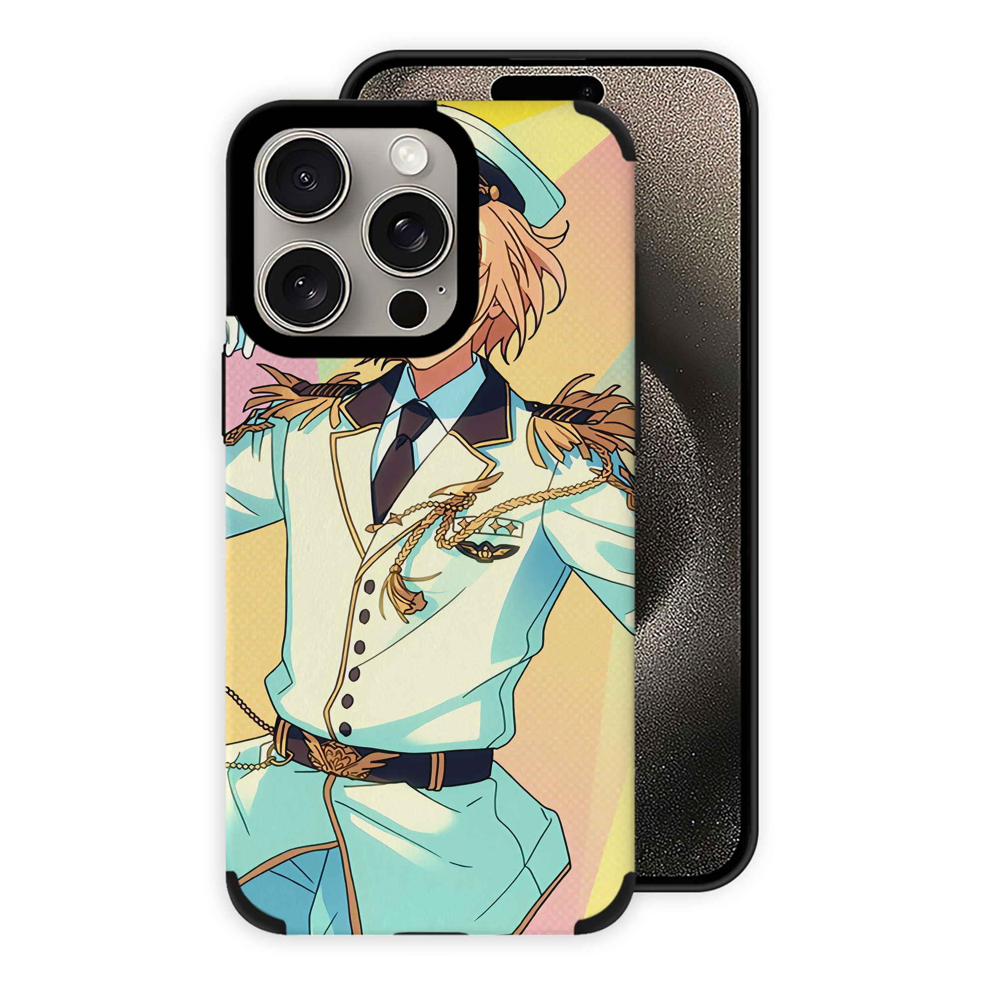 （画像用） あんさんぶるスターズ! Ensemble Stars 【iPhone15ProMax対応】 PUレザー スマホケース 耐衝撃＆黄変防止