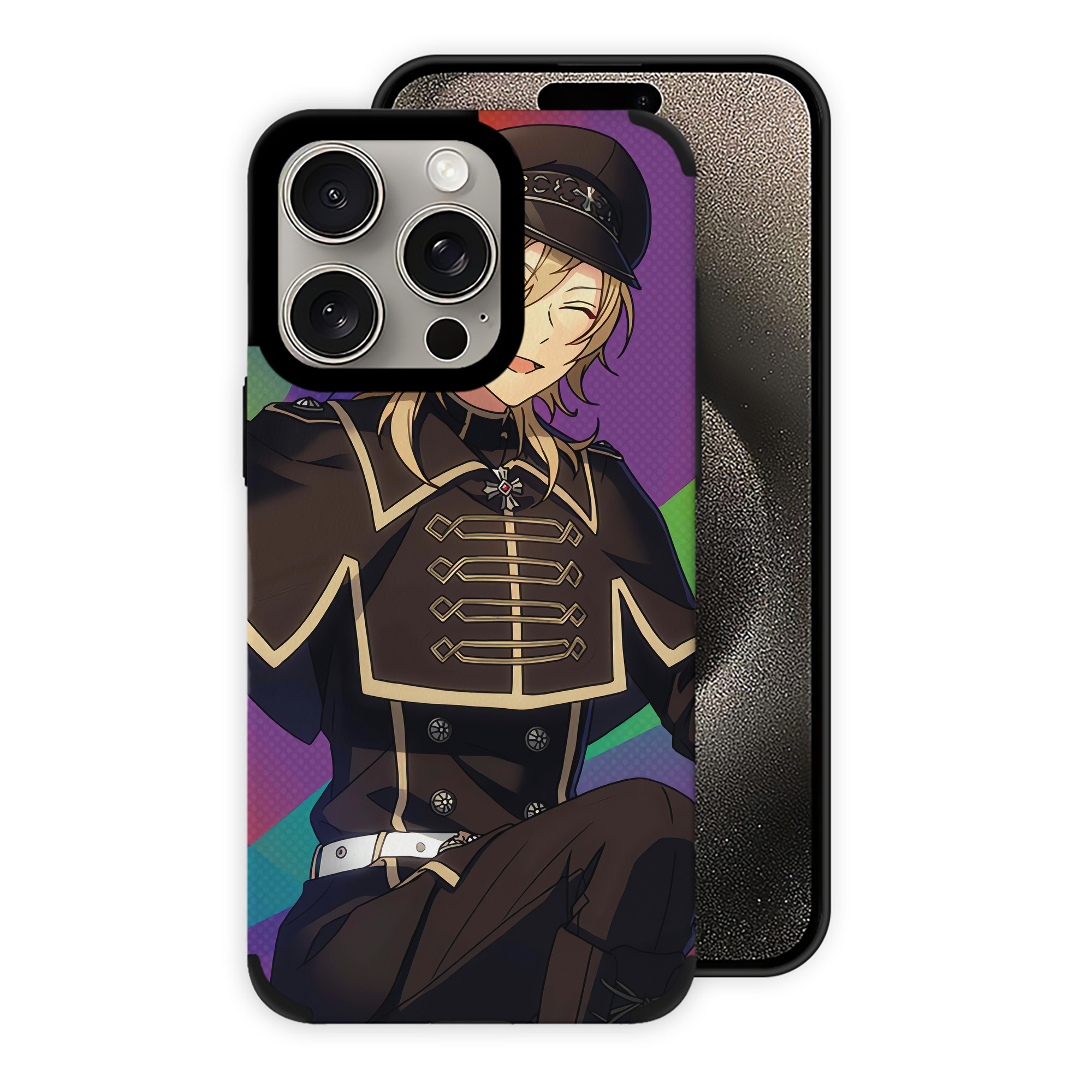 （画像用） あんさんぶるスターズ! Ensemble Stars 【iPhone15ProMax対応】 PUレザー スマホケース 耐衝撃＆黄変防止