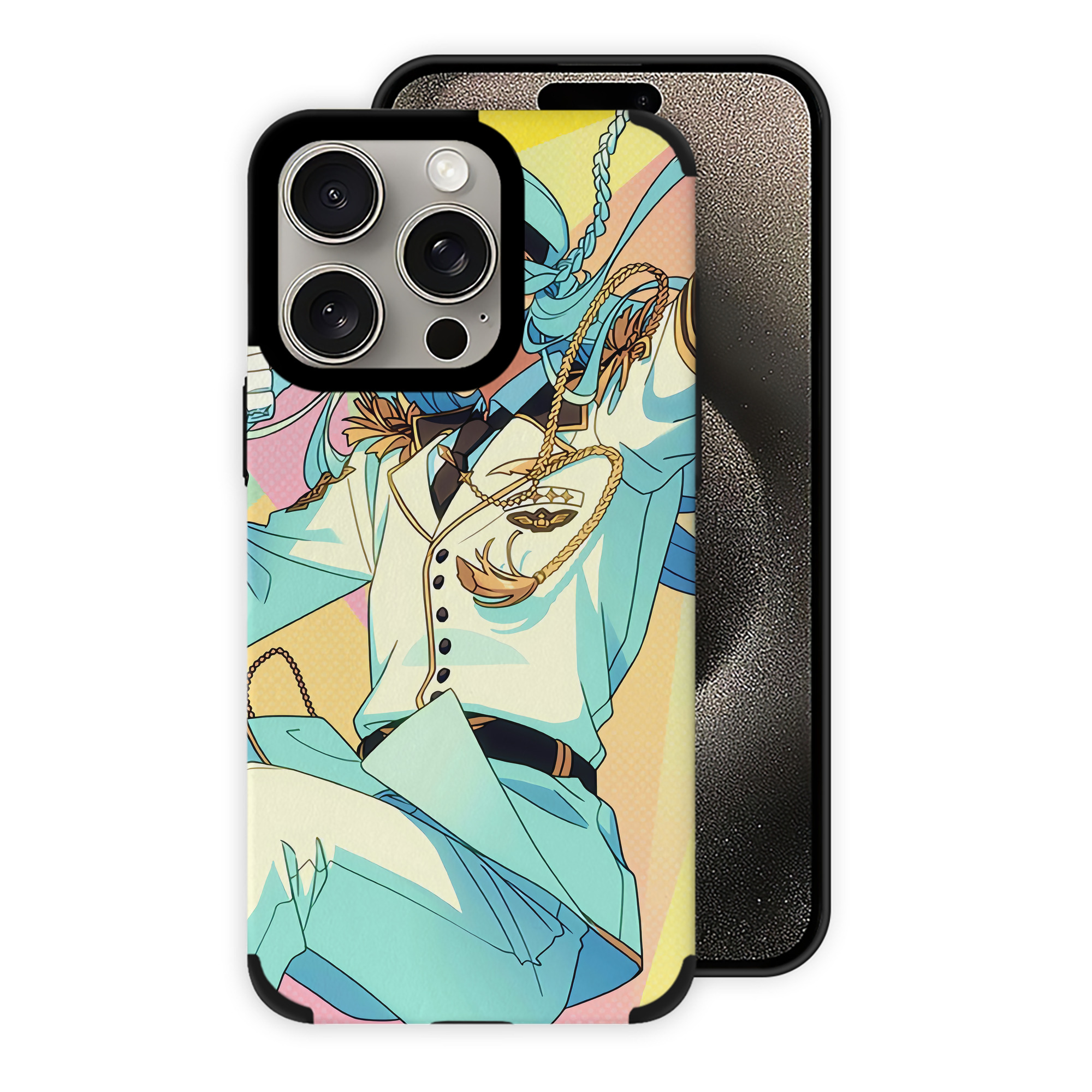 （画像用） あんさんぶるスターズ! Ensemble Stars 【iPhone15ProMax対応】 PUレザー スマホケース 耐衝撃＆黄変防止