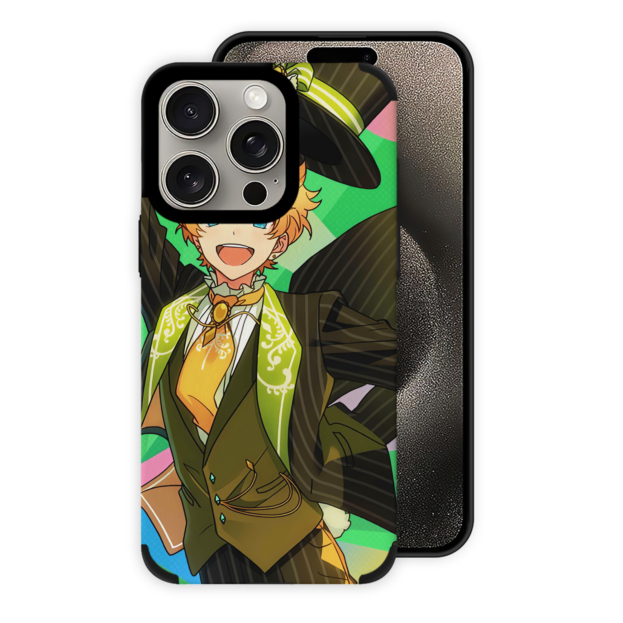 （画像用） あんさんぶるスターズ! Ensemble Stars 【iPhone15ProMax対応】 PUレザー スマホケース 耐衝撃＆黄変防止