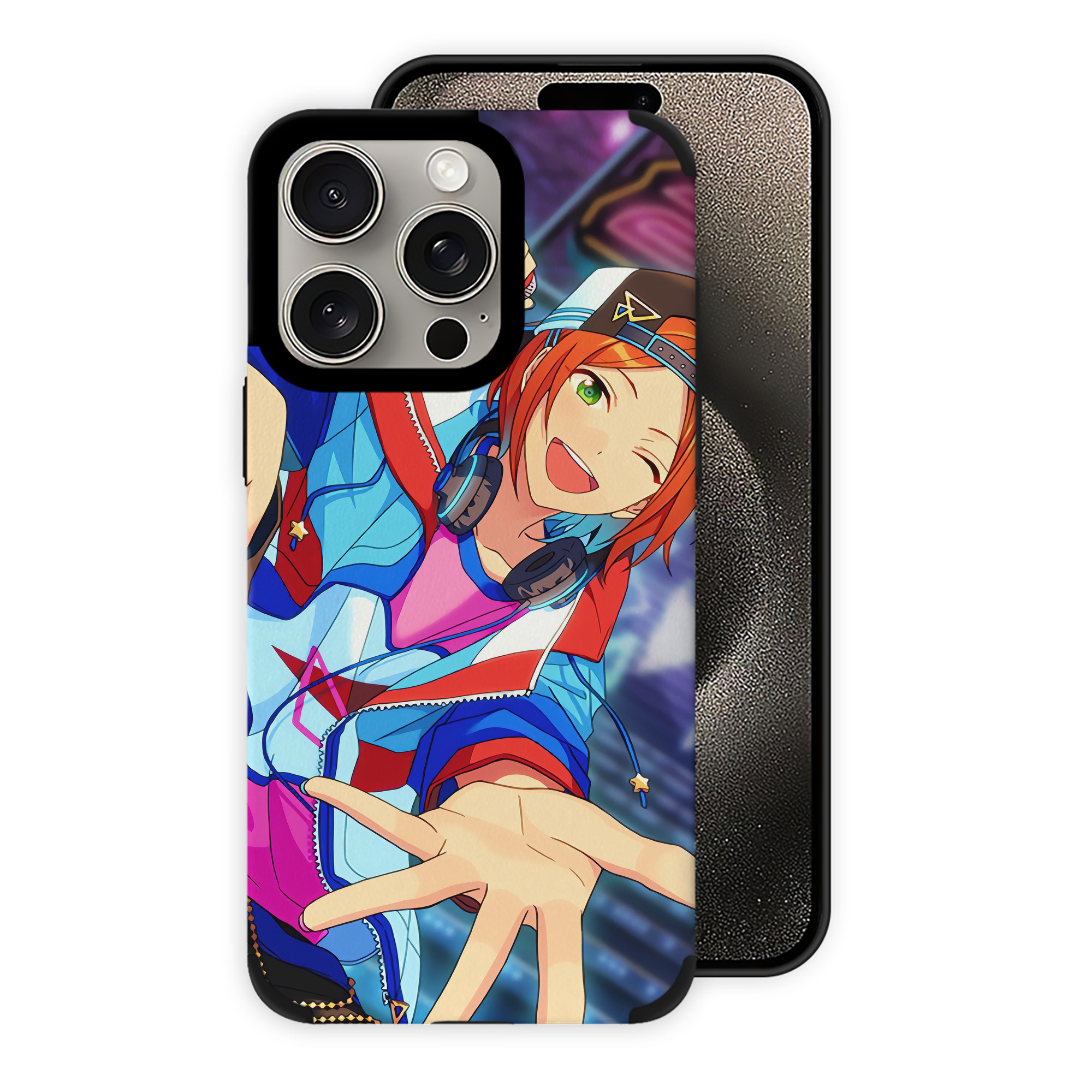 （画像用） あんさんぶるスターズ! Ensemble Stars 【iPhone15ProMax対応】 PUレザー スマホケース 耐衝撃＆黄変防止
