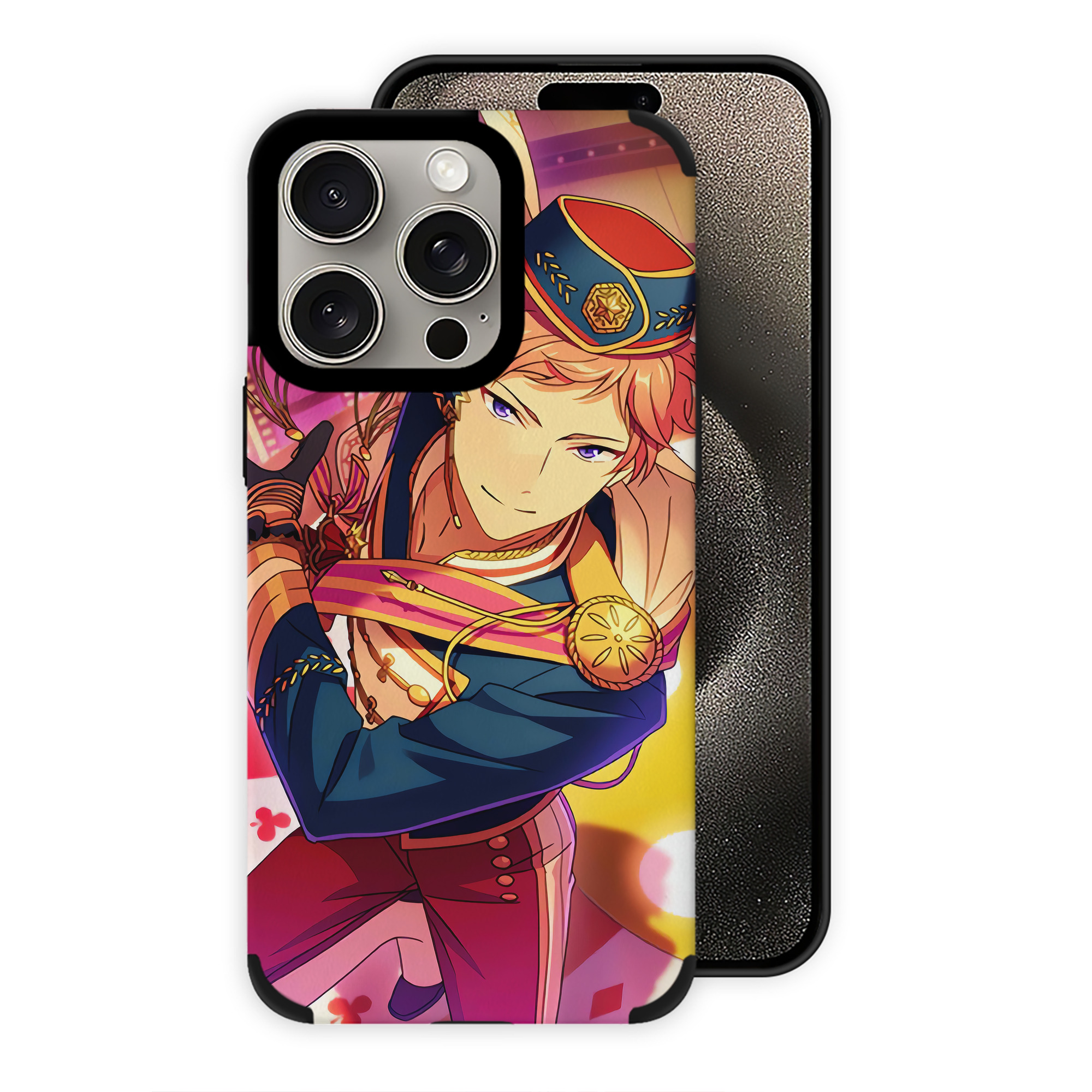 （画像用） あんさんぶるスターズ! Ensemble Stars 【iPhone15ProMax対応】 PUレザー スマホケース 耐衝撃＆黄変防止