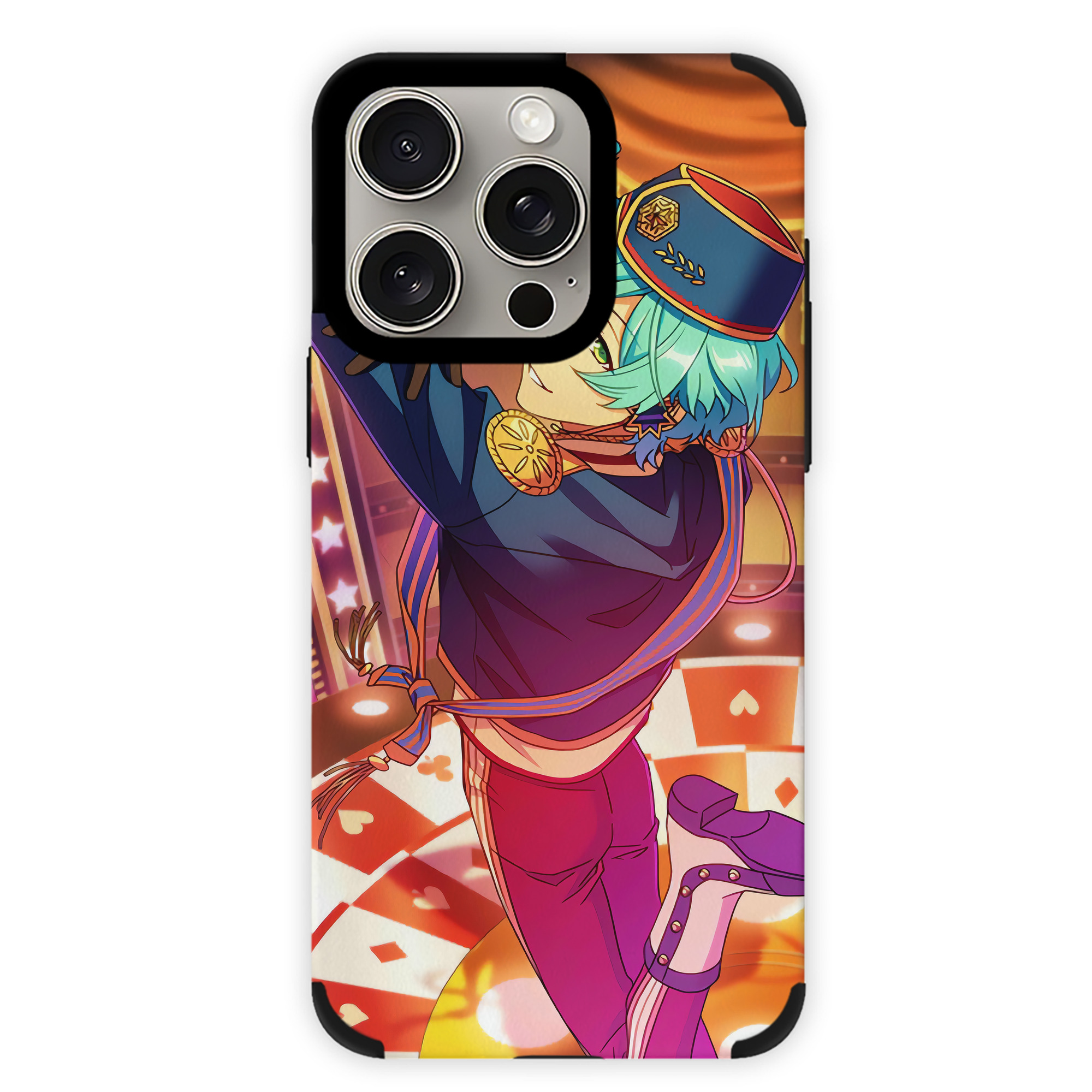 （画像用） あんさんぶるスターズ! Ensemble Stars 【iPhone15ProMax対応】 PUレザー スマホケース 耐衝撃＆黄変防止
