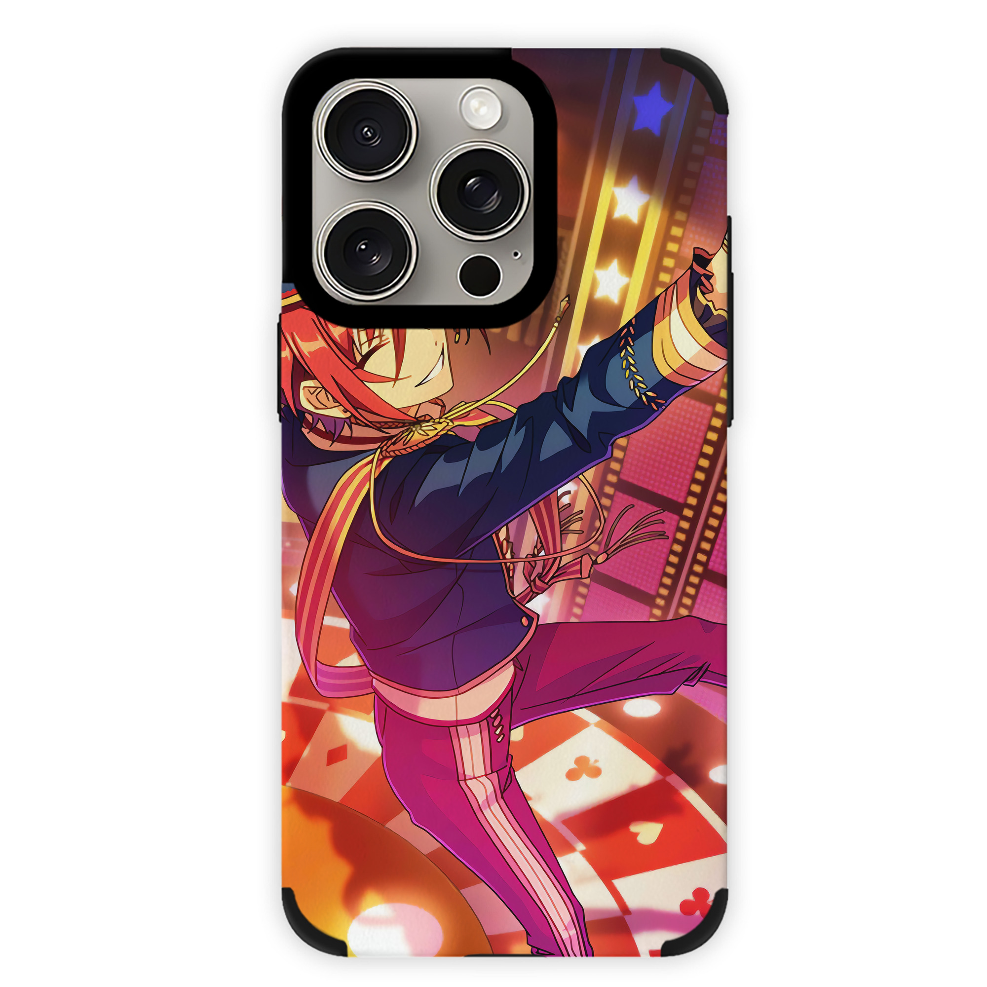 （画像用） あんさんぶるスターズ! Ensemble Stars 【iPhone15ProMax対応】 PUレザー スマホケース 耐衝撃＆黄変防止