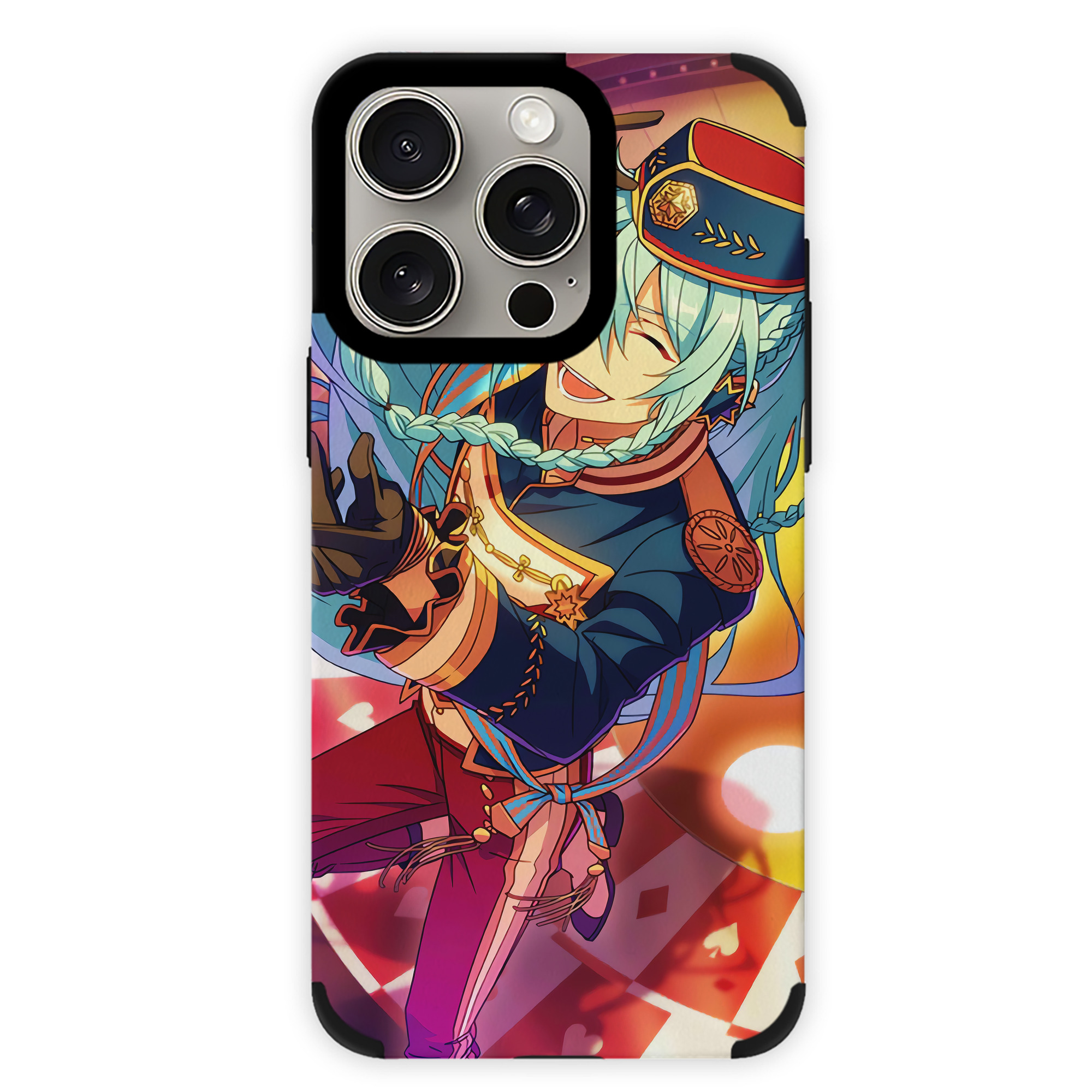 （画像用） あんさんぶるスターズ! Ensemble Stars 【iPhone15ProMax対応】 PUレザー スマホケース 耐衝撃＆黄変防止
