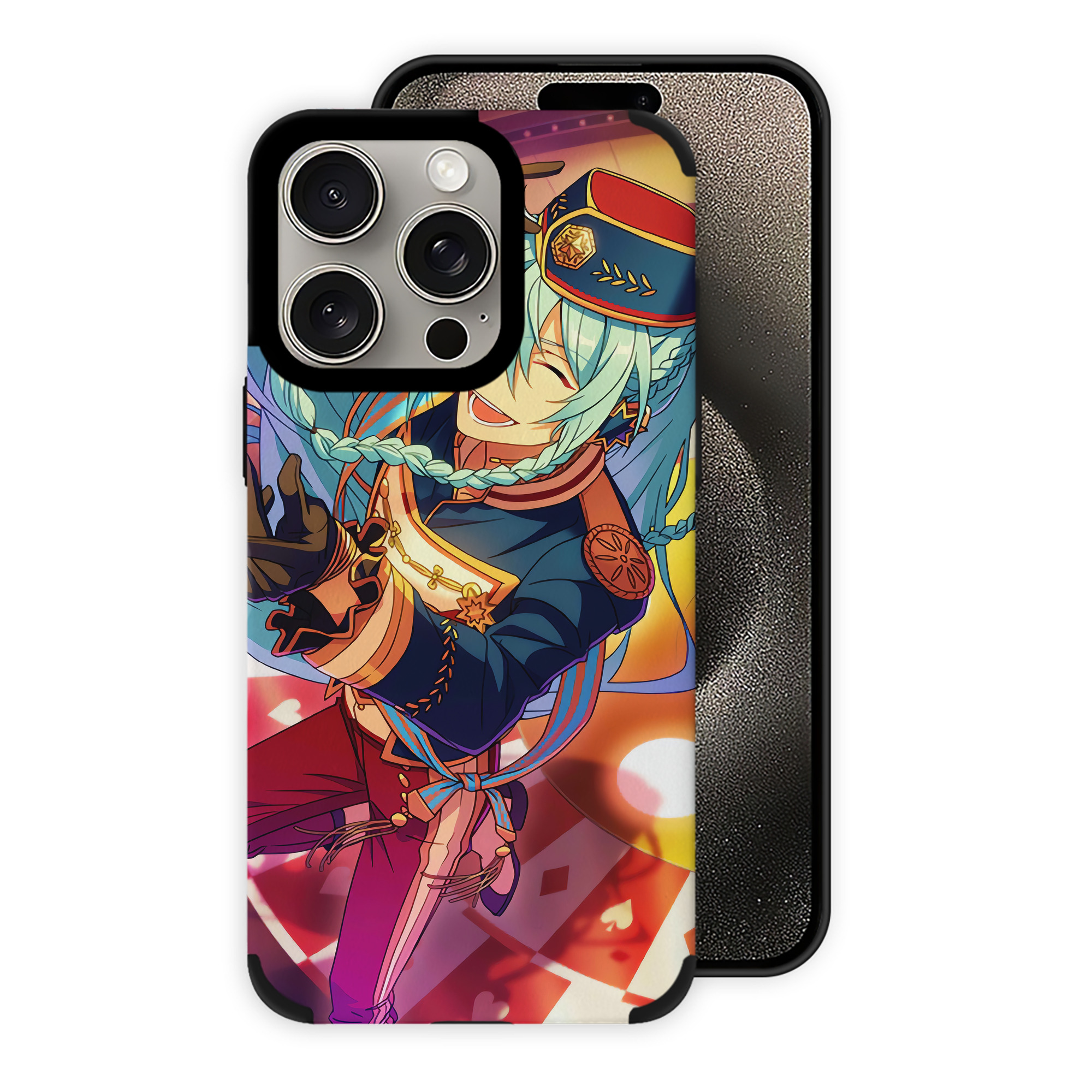 （画像用） あんさんぶるスターズ! Ensemble Stars 【iPhone15ProMax対応】 PUレザー スマホケース 耐衝撃＆黄変防止