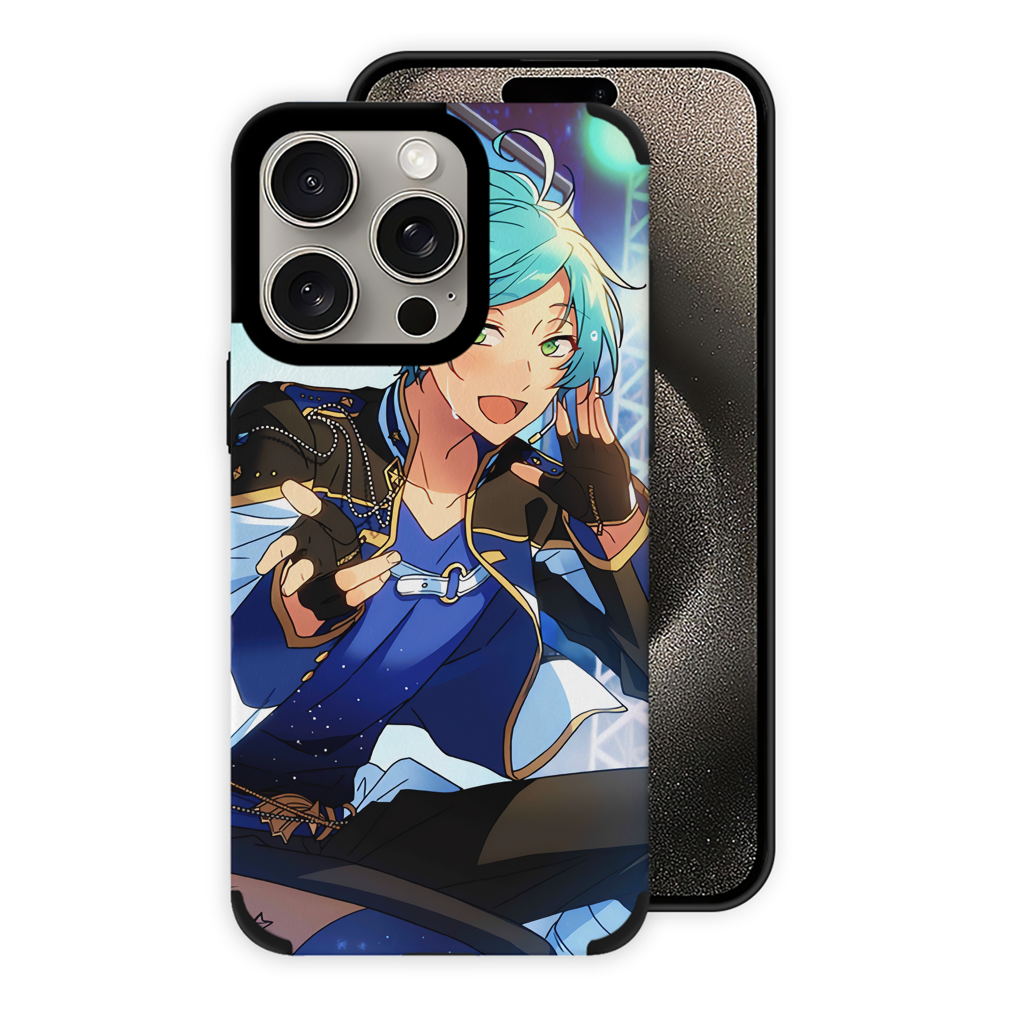 （画像用） あんさんぶるスターズ! Ensemble Stars 【iPhone15ProMax対応】 PUレザー スマホケース 耐衝撃＆黄変防止