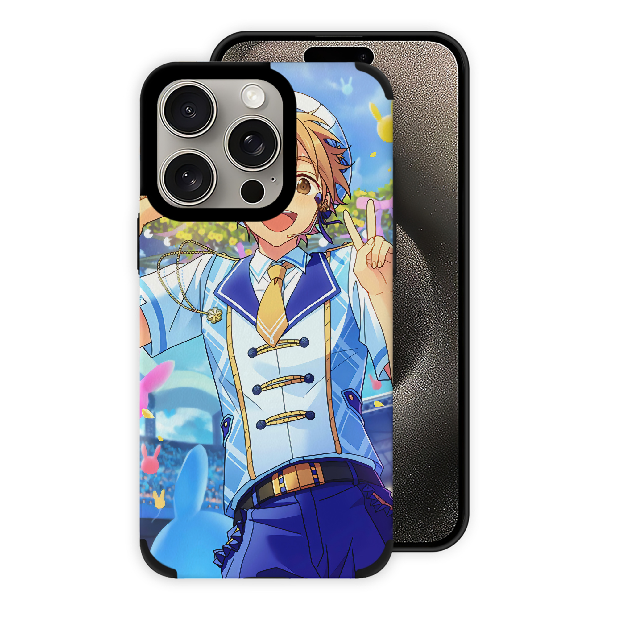 （画像用） あんさんぶるスターズ! Ensemble Stars 【iPhone15ProMax対応】 PUレザー スマホケース 耐衝撃＆黄変防止