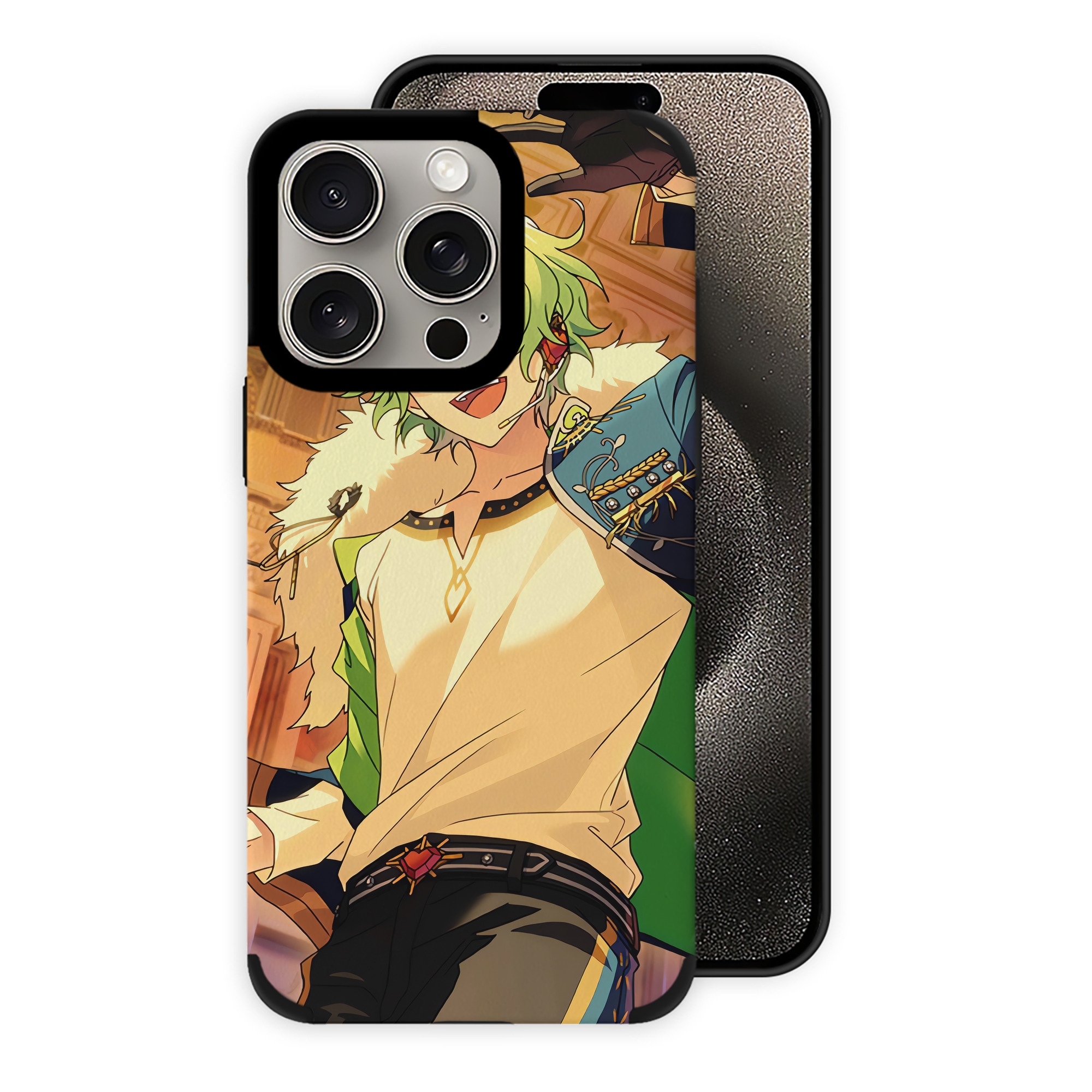 （画像用） あんさんぶるスターズ! Ensemble Stars 【iPhone15ProMax対応】 PUレザー スマホケース 耐衝撃＆黄変防止