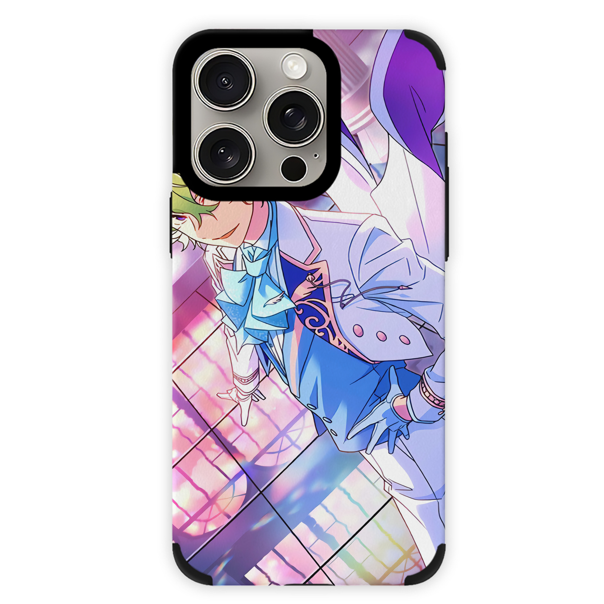 （画像用） あんさんぶるスターズ! Ensemble Stars 【iPhone15ProMax対応】 PUレザー スマホケース 耐衝撃＆黄変防止