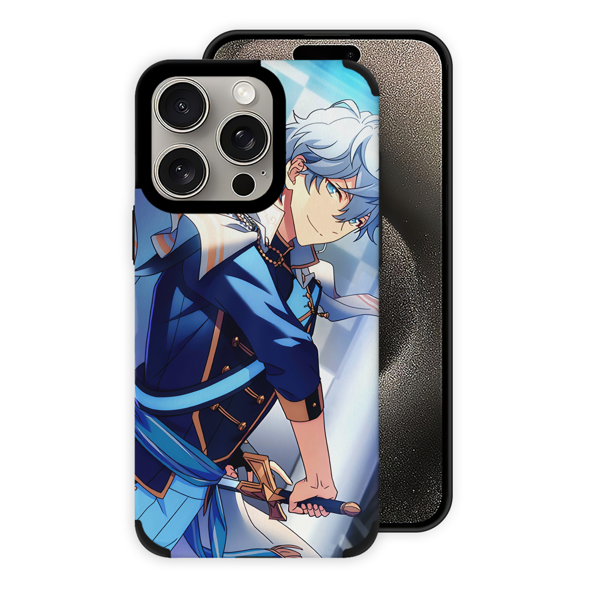 （画像用） あんさんぶるスターズ! Ensemble Stars 【iPhone15ProMax対応】 PUレザー スマホケース 耐衝撃＆黄変防止
