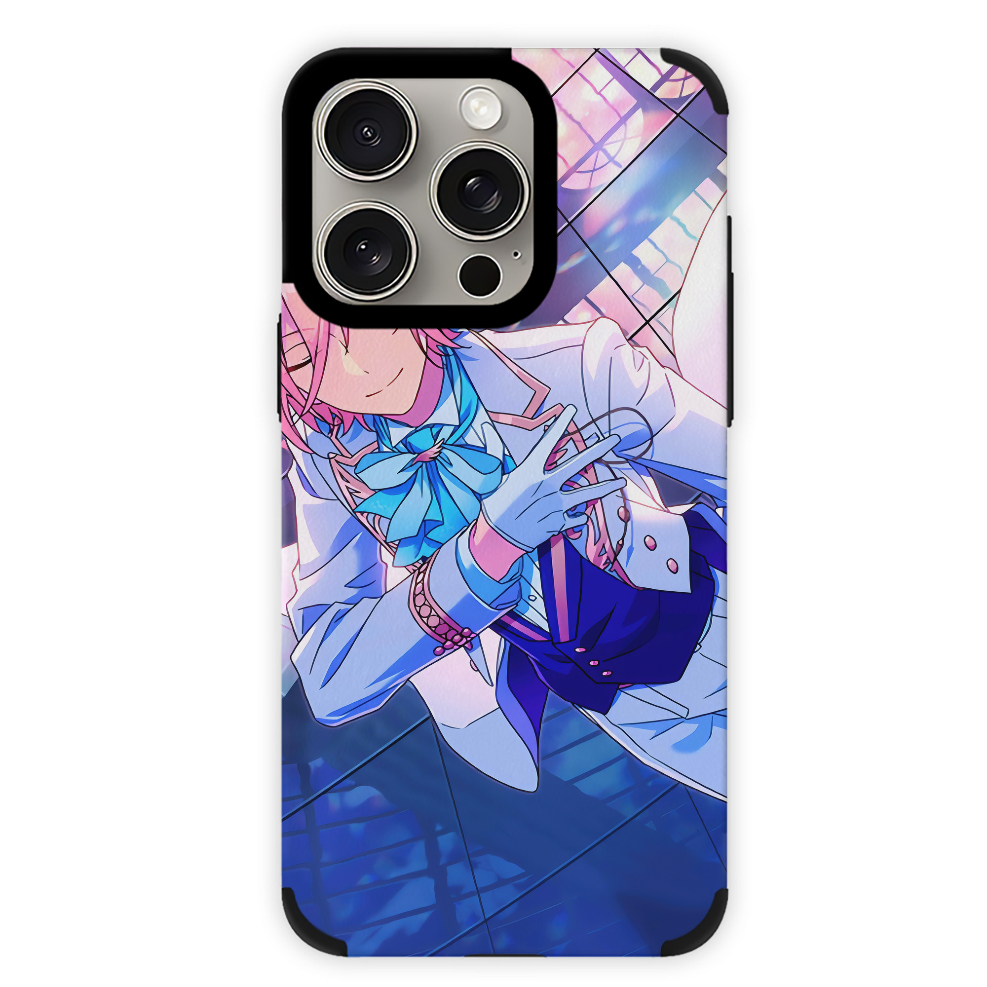 （画像用） あんさんぶるスターズ! Ensemble Stars 【iPhone15ProMax対応】 PUレザー スマホケース 耐衝撃＆黄変防止