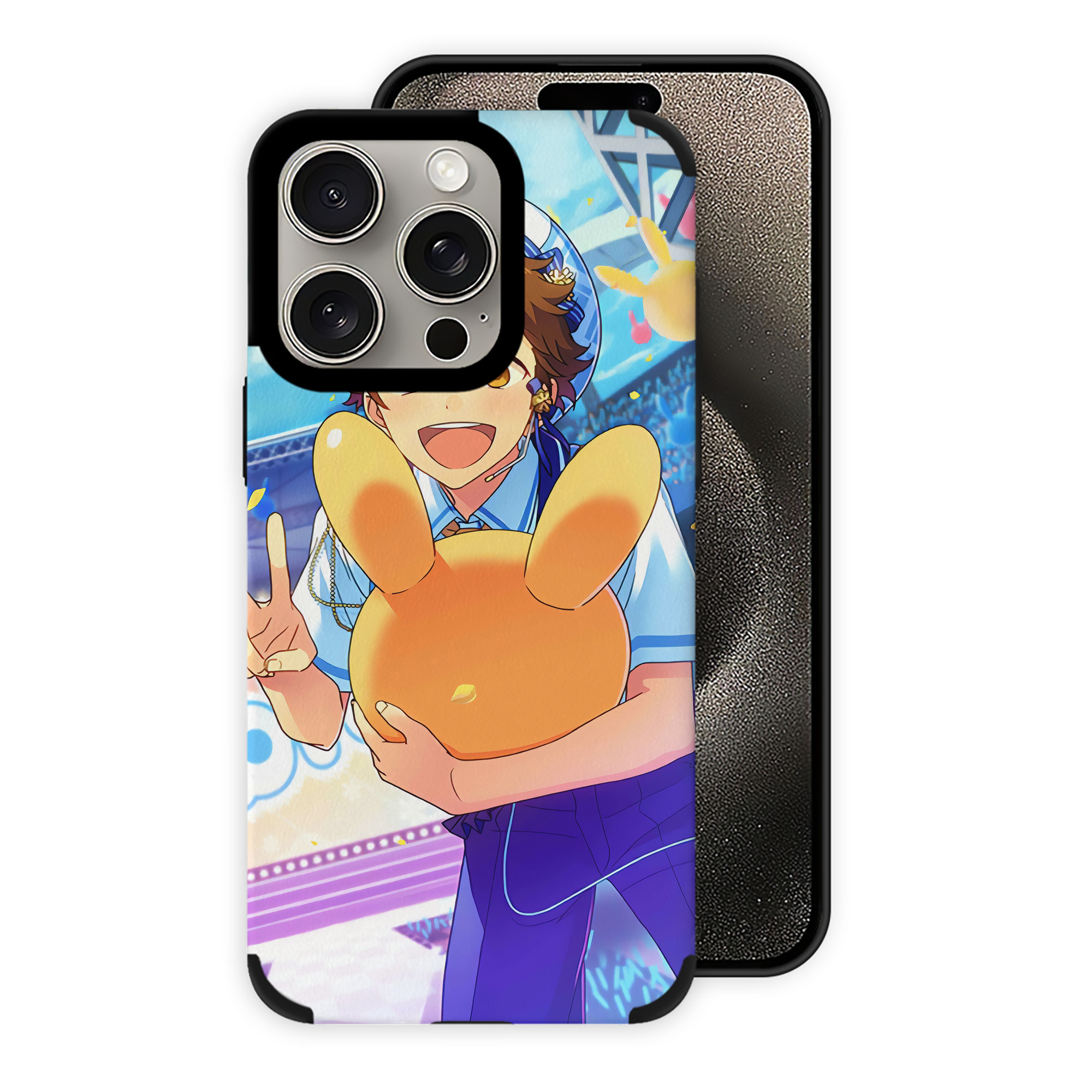 （画像用） あんさんぶるスターズ! Ensemble Stars 【iPhone15ProMax対応】 PUレザー スマホケース 耐衝撃＆黄変防止