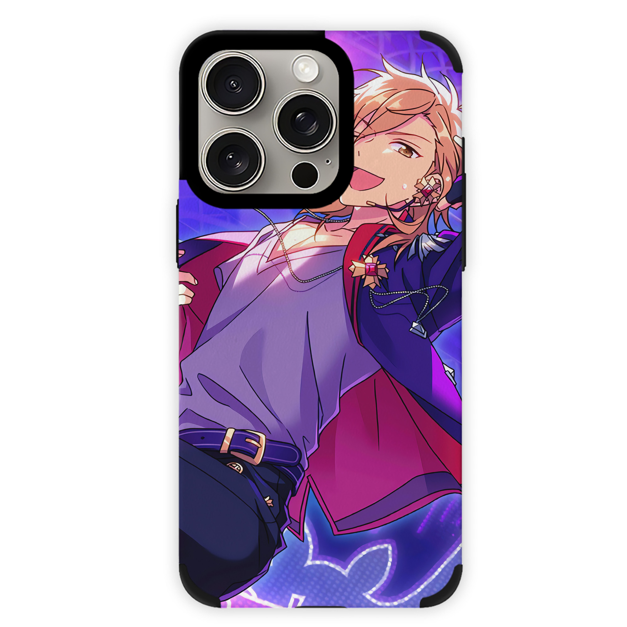 （画像用） あんさんぶるスターズ! Ensemble Stars 【iPhone15ProMax対応】 PUレザー スマホケース 耐衝撃＆黄変防止