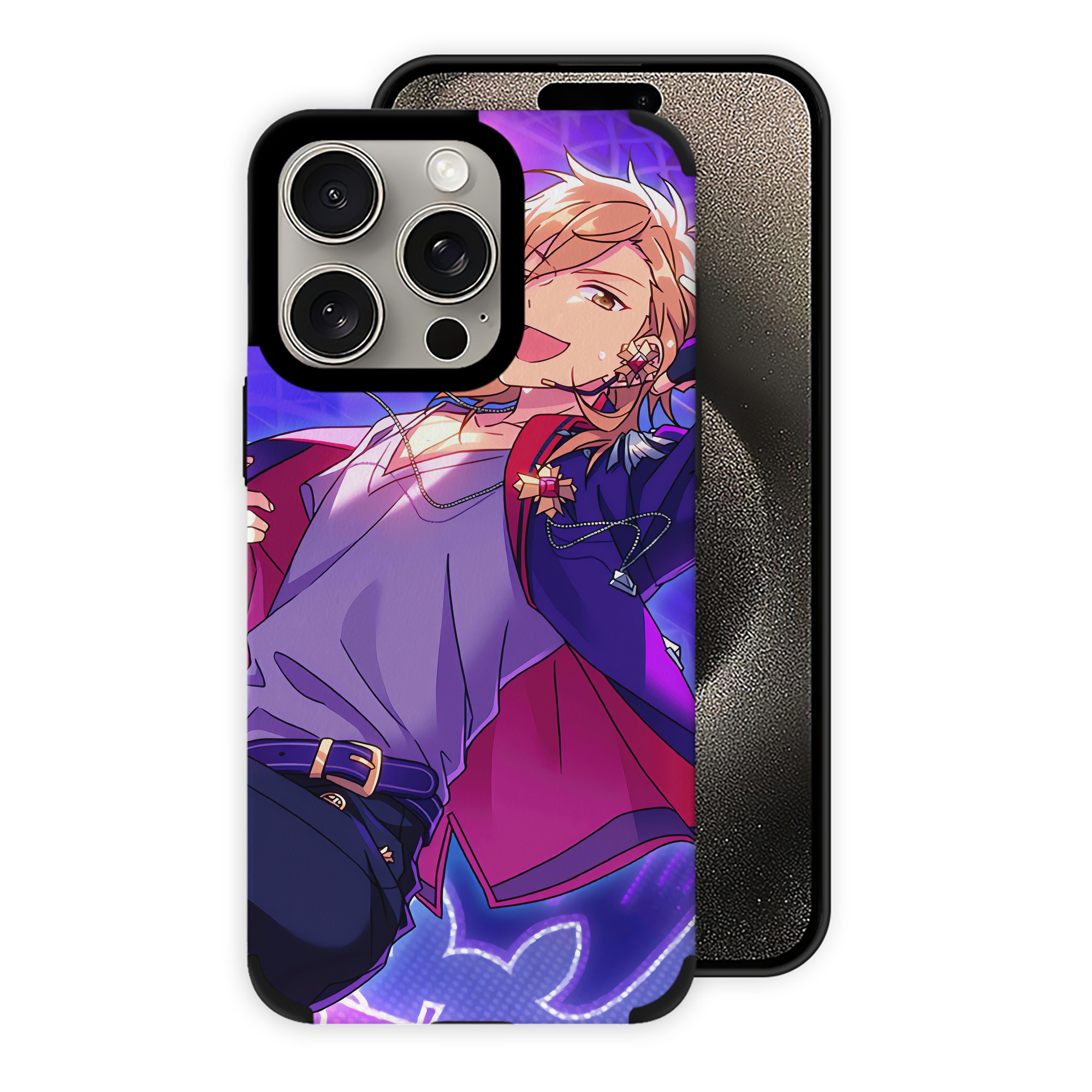 （画像用） あんさんぶるスターズ! Ensemble Stars 【iPhone15ProMax対応】 PUレザー スマホケース 耐衝撃＆黄変防止