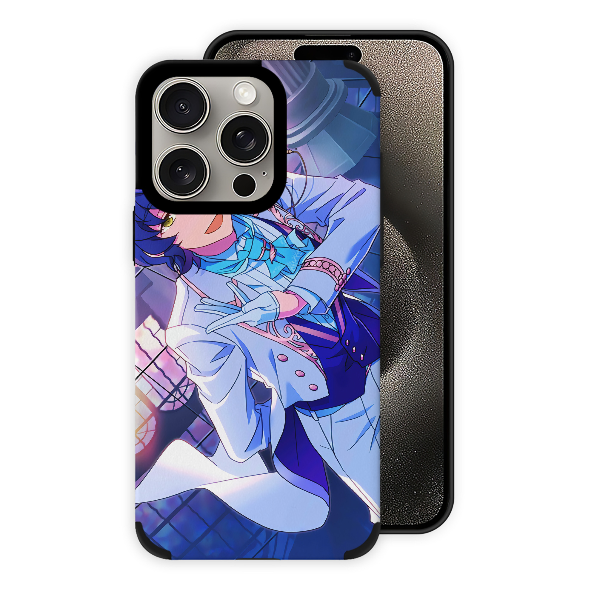 （画像用） あんさんぶるスターズ! Ensemble Stars 【iPhone15ProMax対応】 PUレザー スマホケース 耐衝撃＆黄変防止