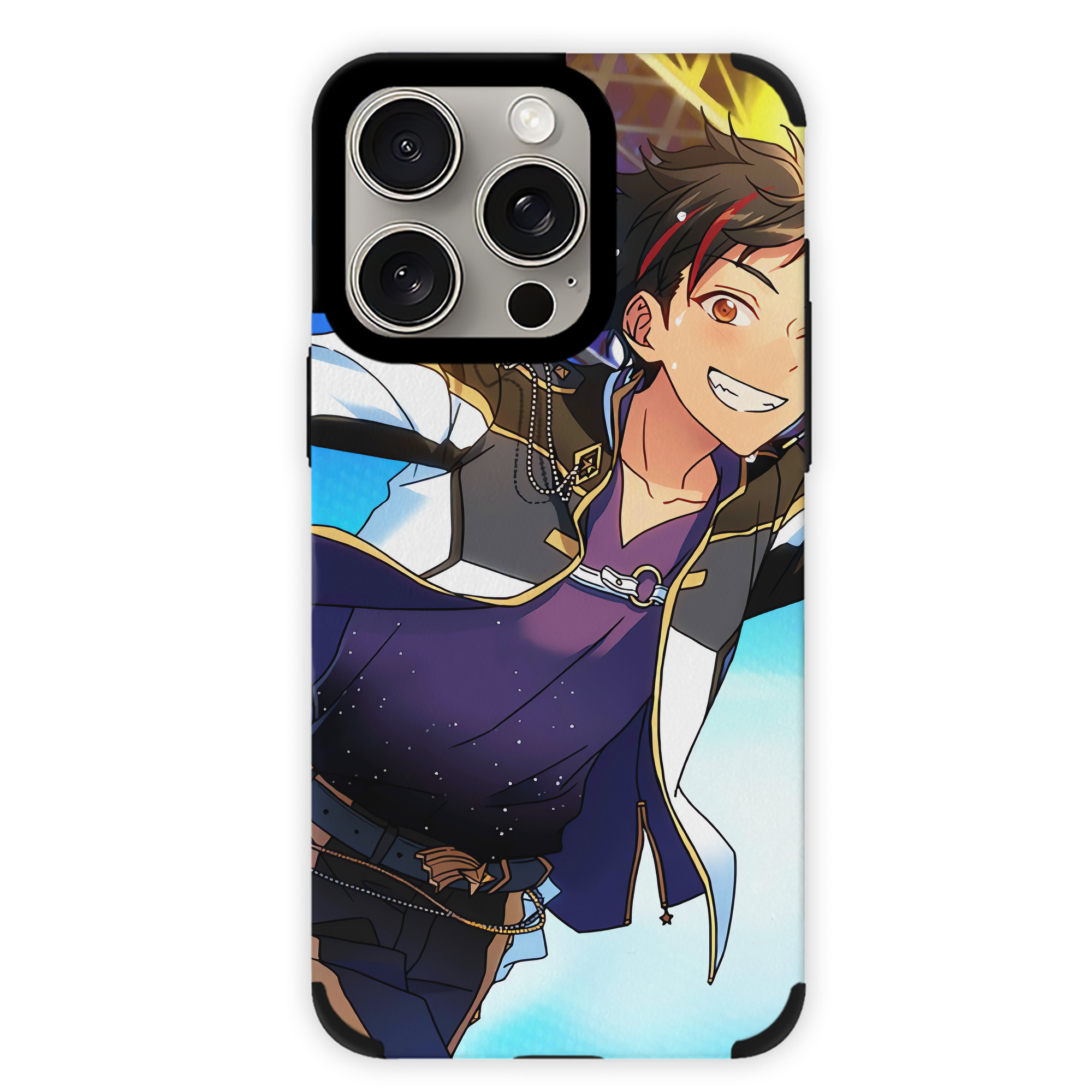 （画像用） あんさんぶるスターズ! Ensemble Stars 【iPhone15ProMax対応】 PUレザー スマホケース 耐衝撃＆黄変防止